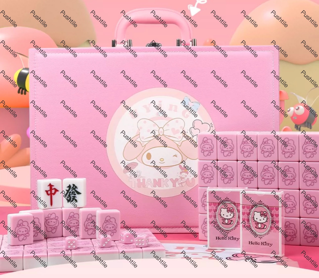 Premium PU Leather Tile Carrying Case 