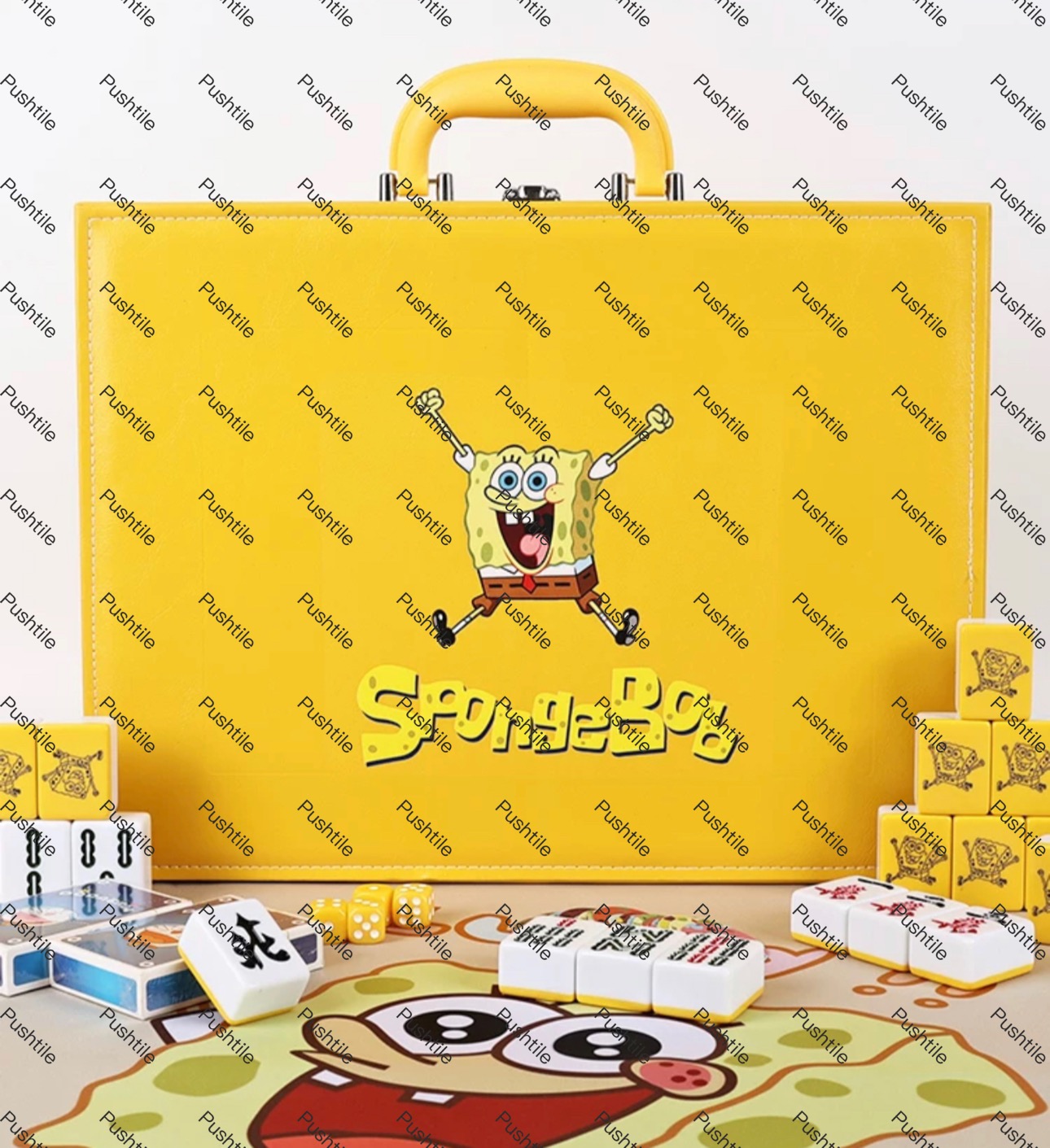 Premium PU Leather Tile Carrying Case 