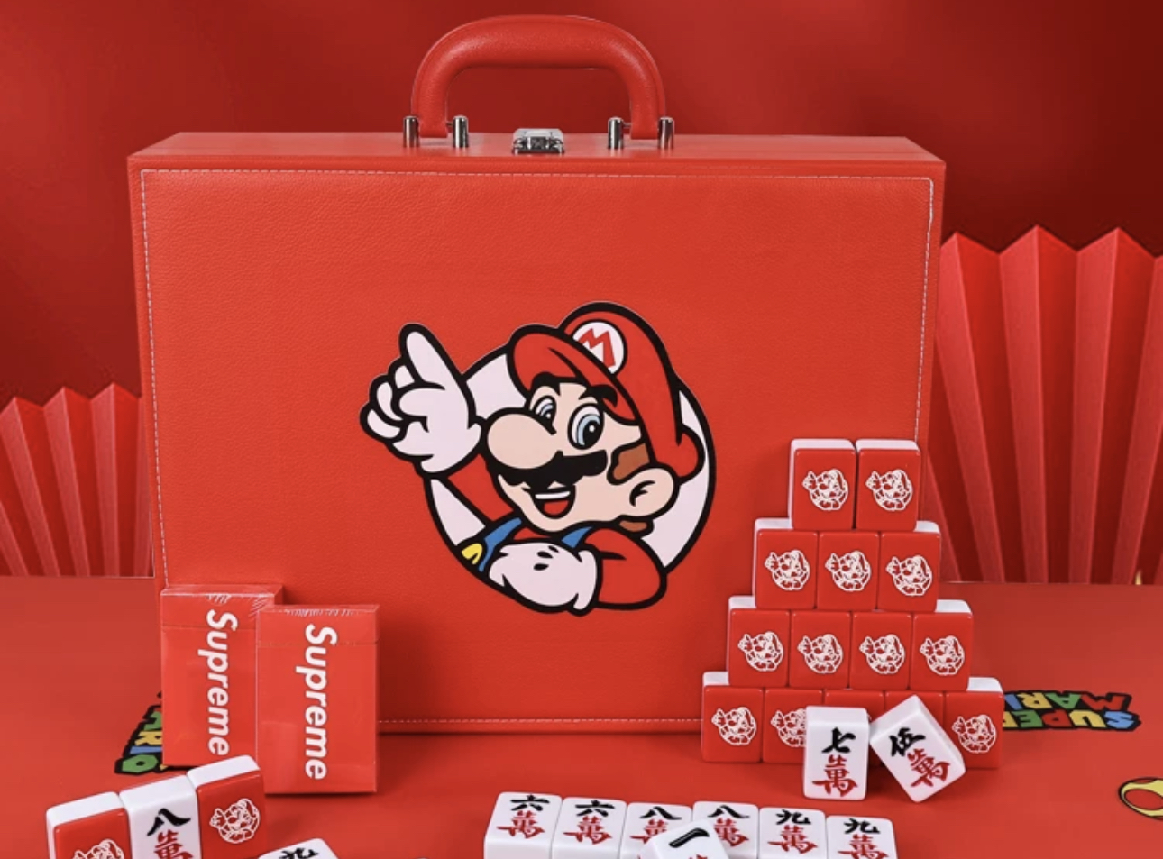 Premium PU Leather Tile Carrying Case 