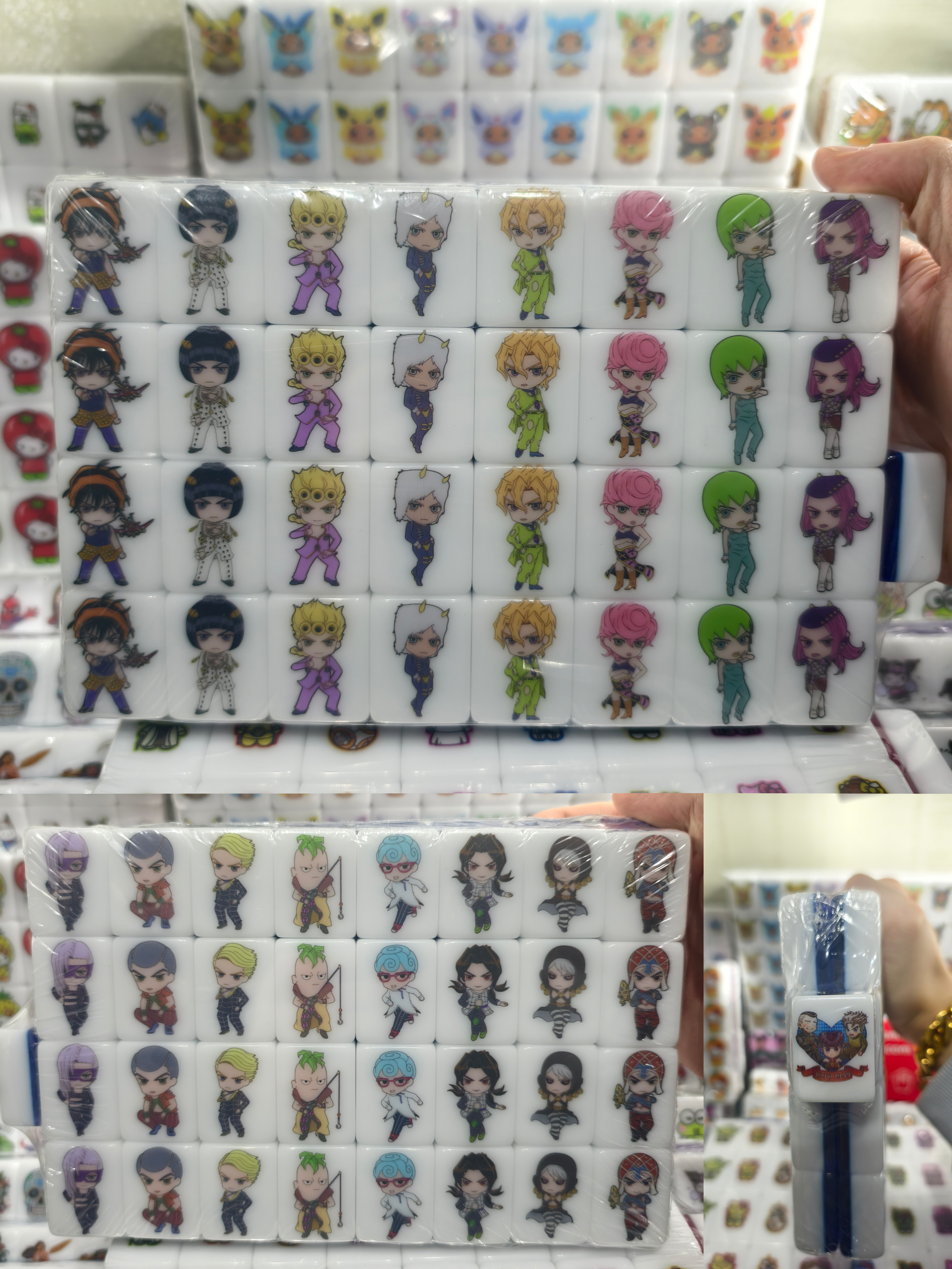 Push Tile Game 2 Player Set（ Jojo Bizarre Adventure ）65 Tiles 