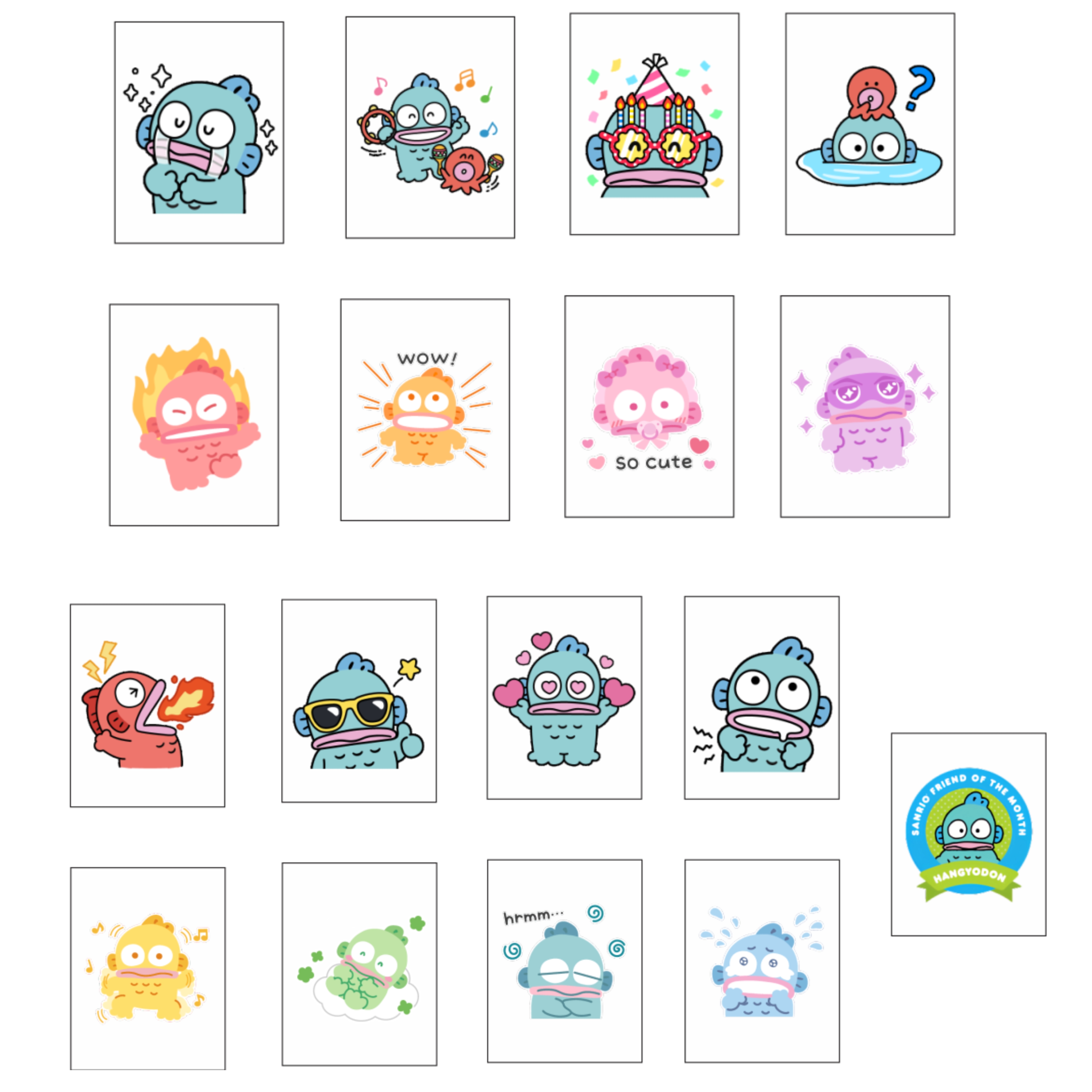 Push Tile Game 2 Player Set（ Hangyodon ）65 Tiles