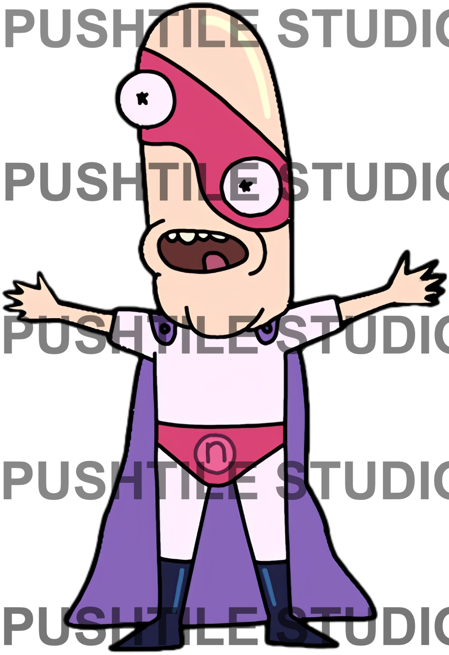 Pre-Release Push Tile Game 2 Player Set（ Rick and Morty ）65 Tiles