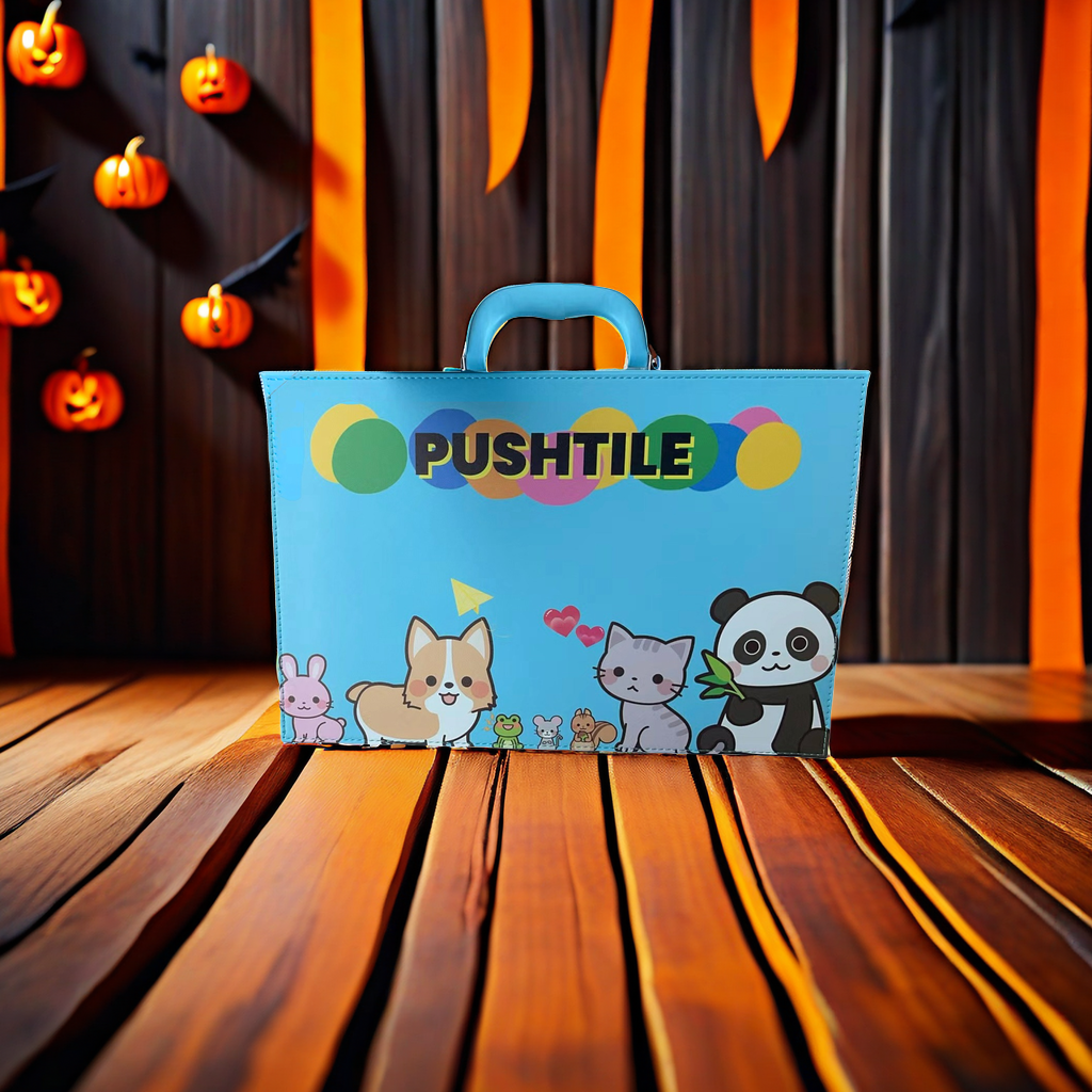 Pre-Order Premium Sky Blue PU Leather Tile Carrying Case 