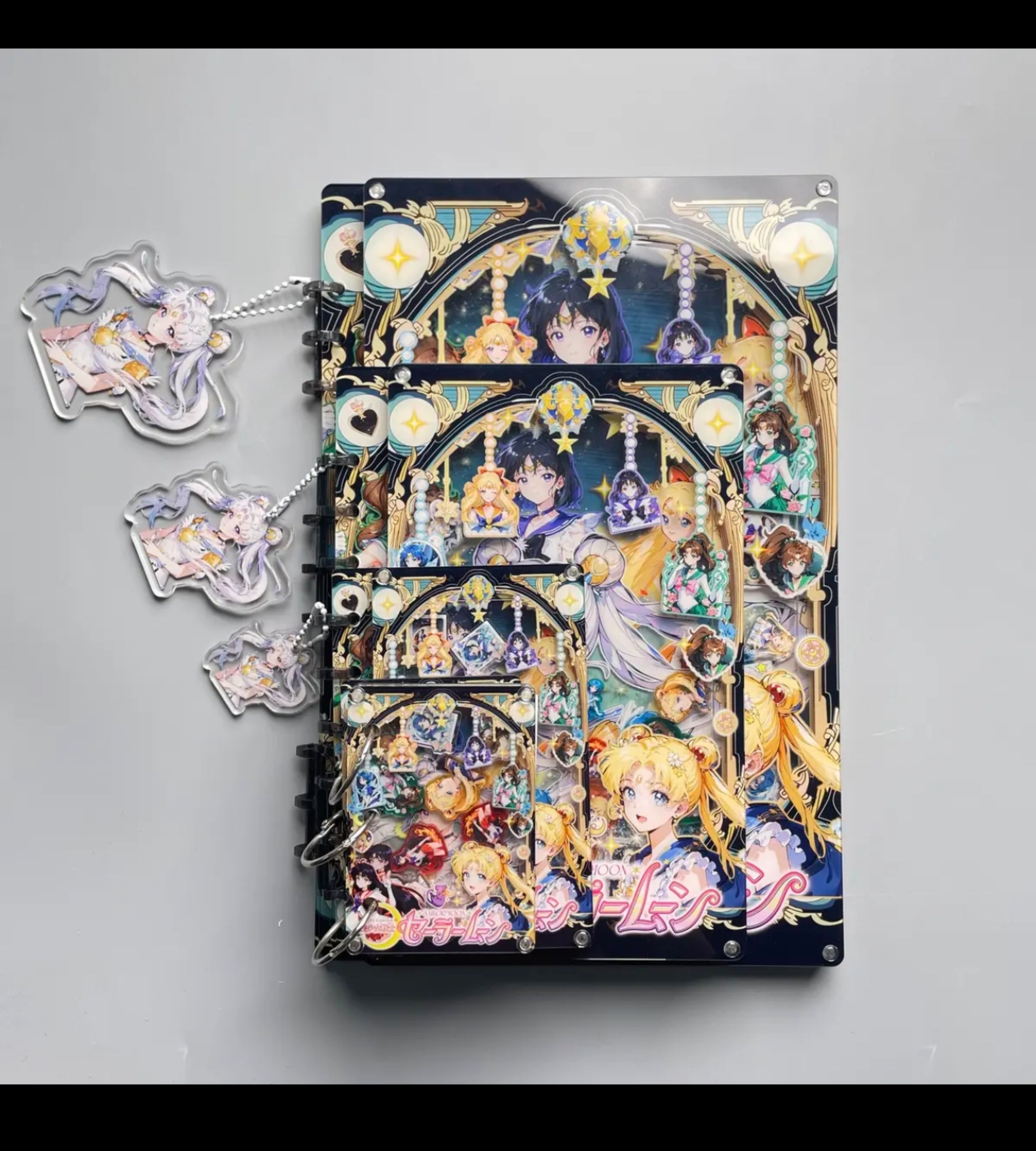 PushTile Dazzling Shaky-Shaky Acyrlic Notebooks