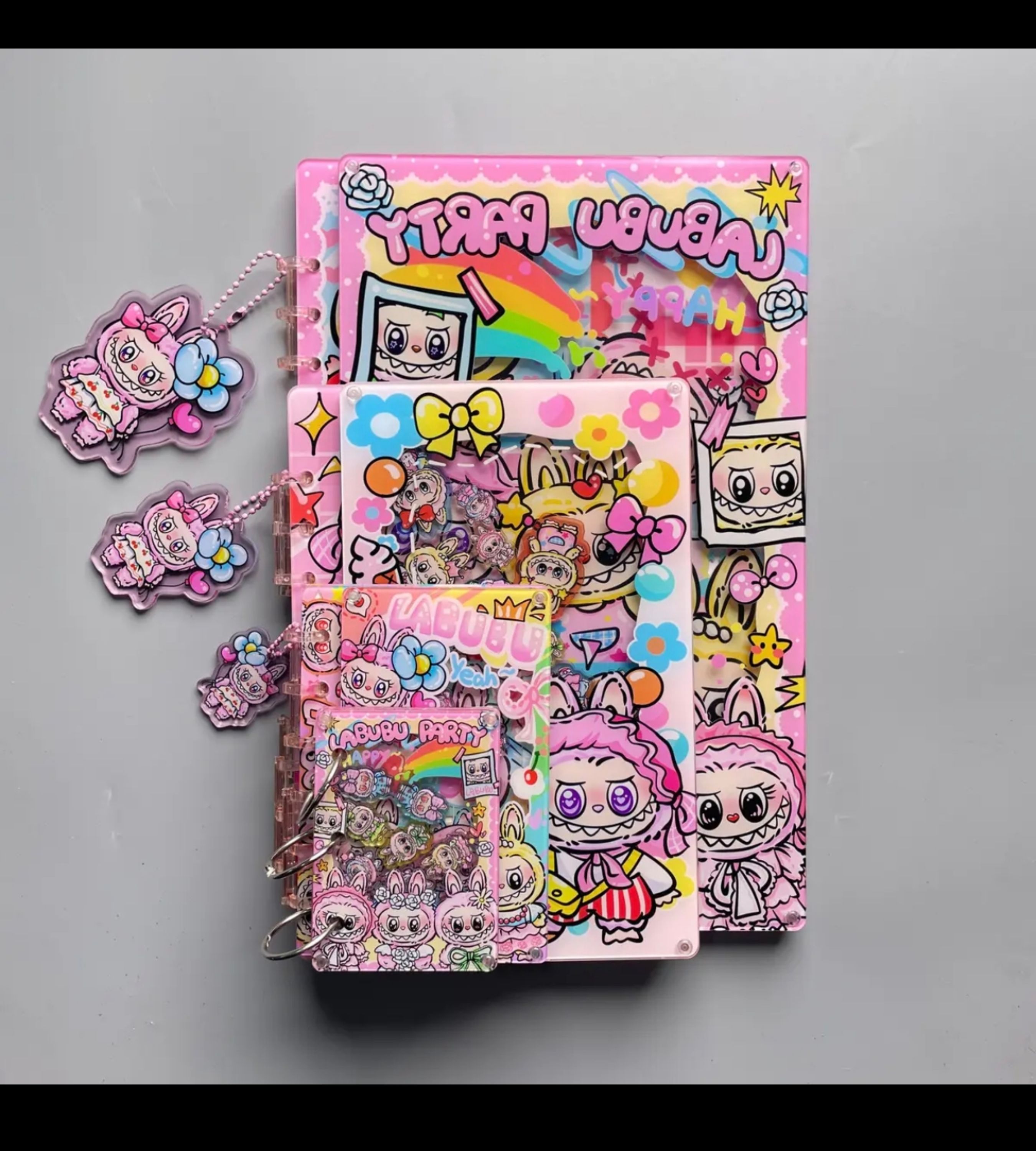 PushTile Dazzling Shaky-Shaky Acyrlic Notebooks