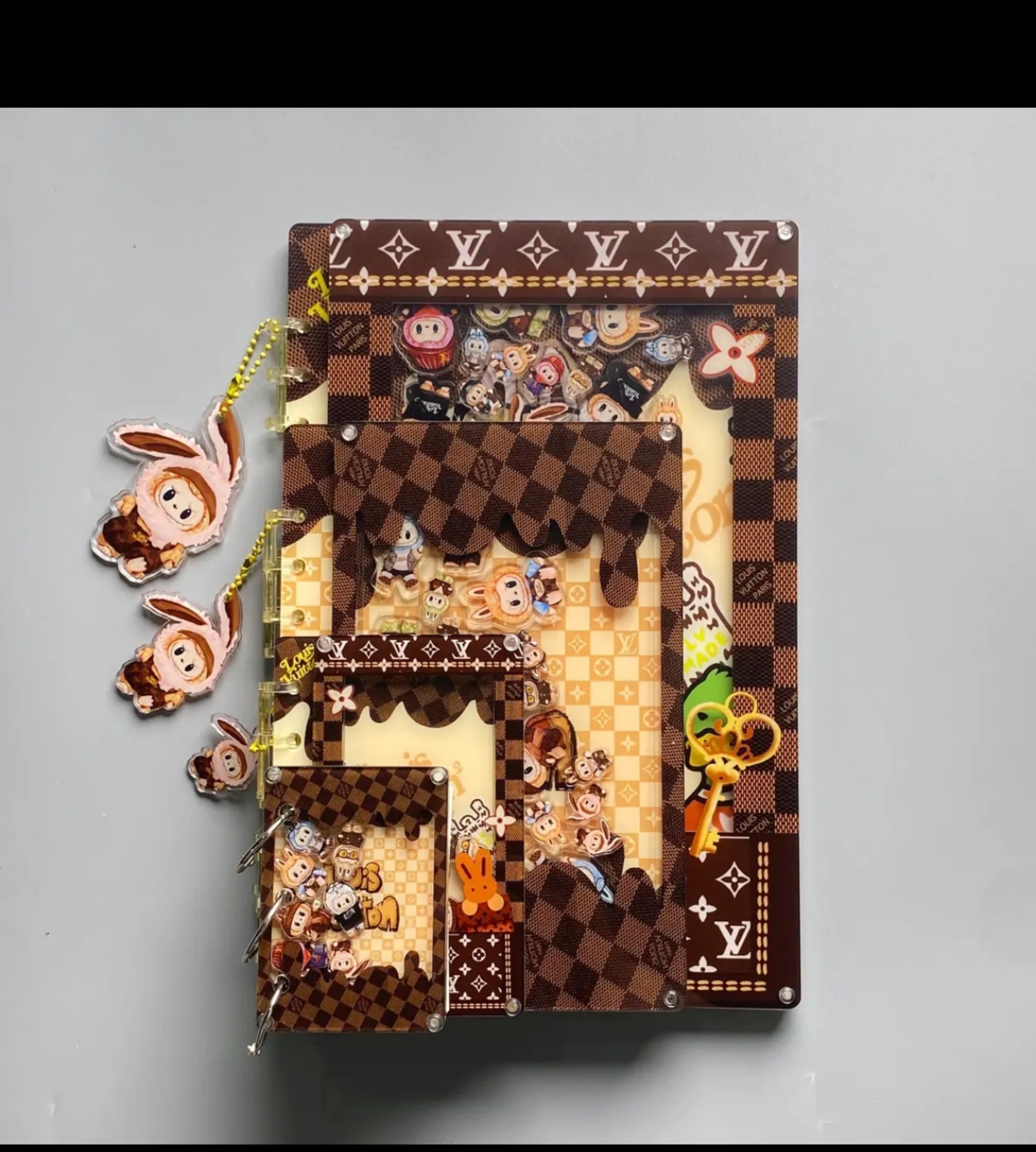 PushTile Dazzling Shaky-Shaky Acyrlic Notebooks