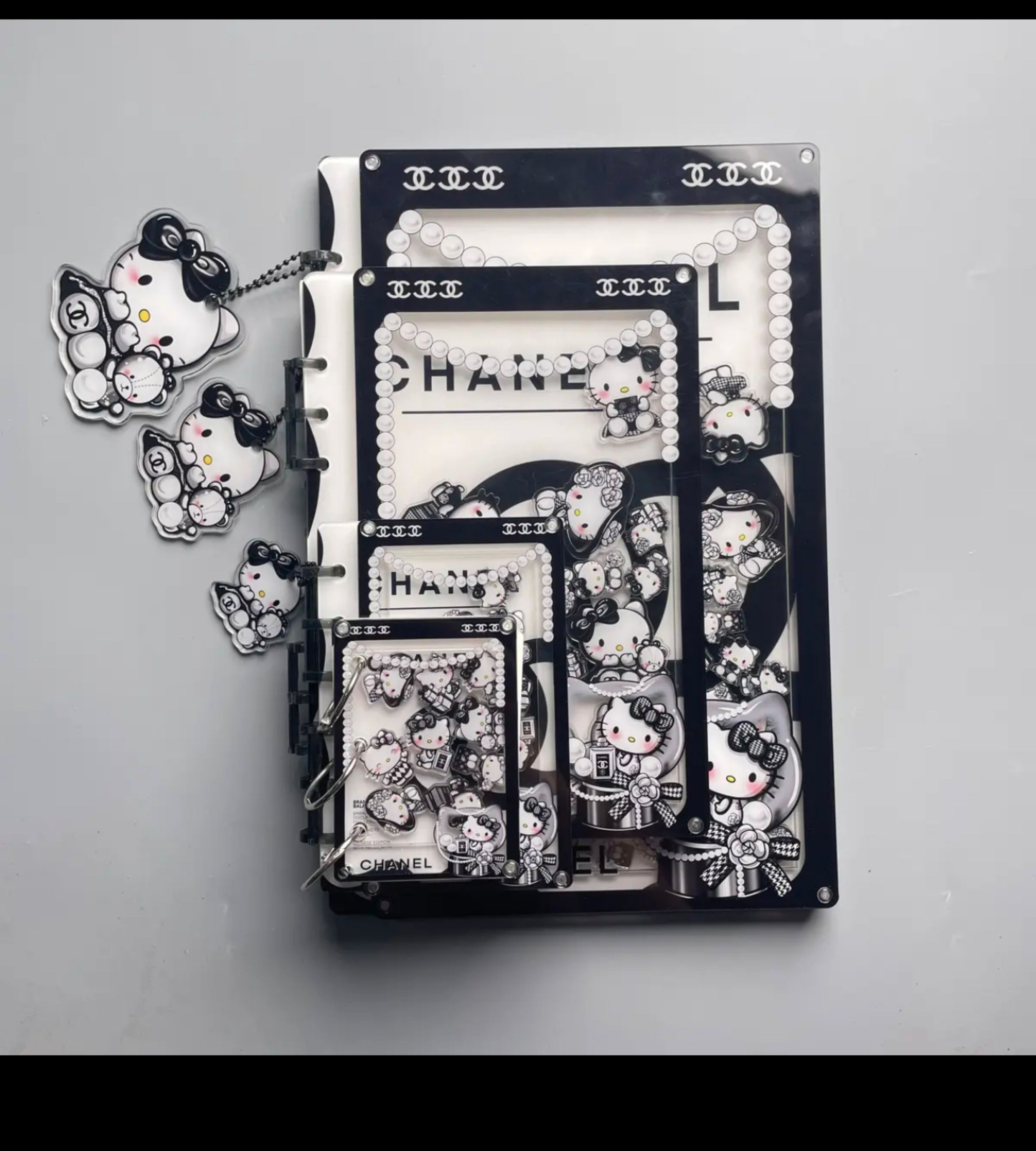 PushTile Dazzling Shaky-Shaky Acyrlic Notebooks