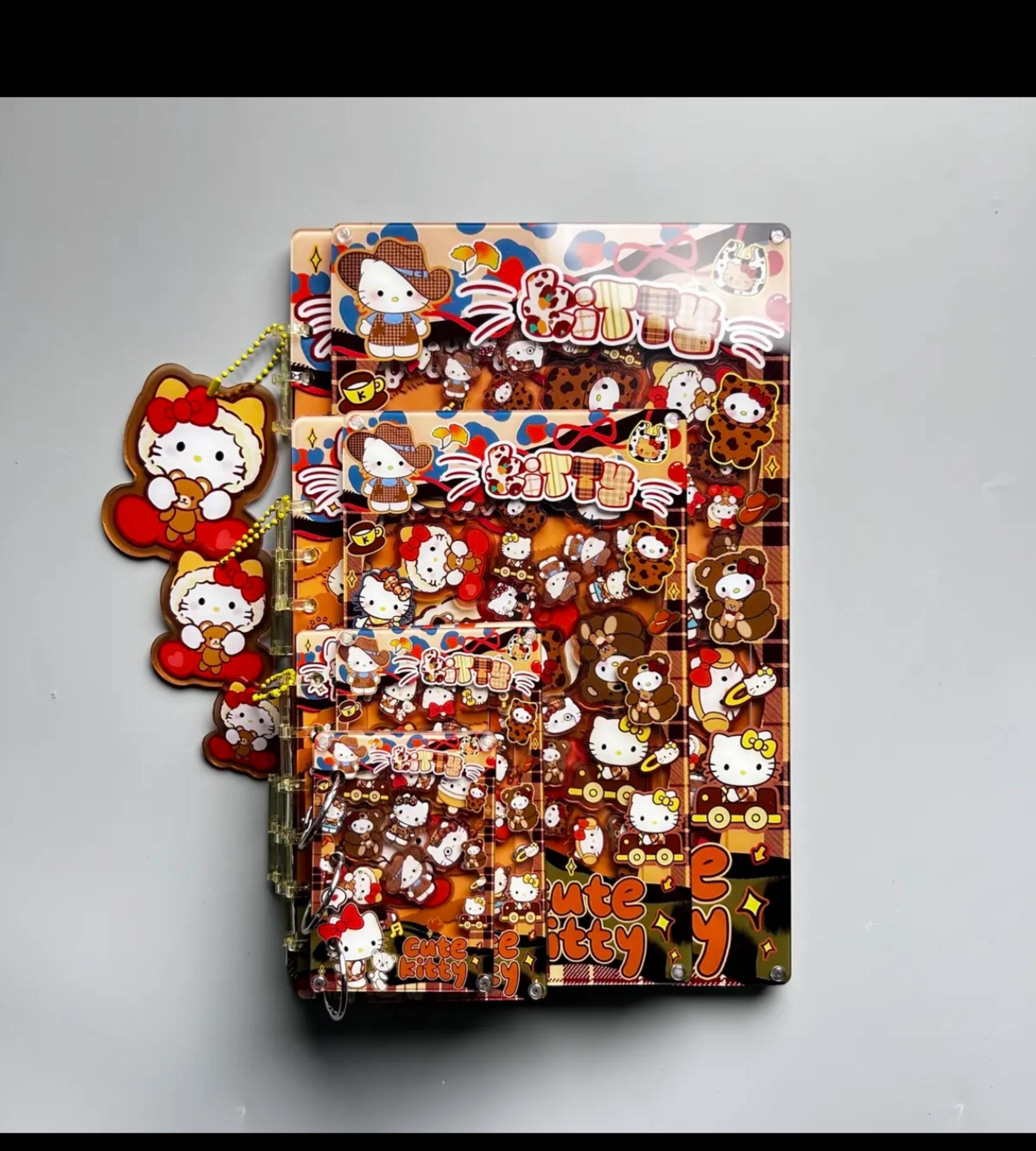 PushTile Dazzling Shaky-Shaky Acyrlic Notebooks