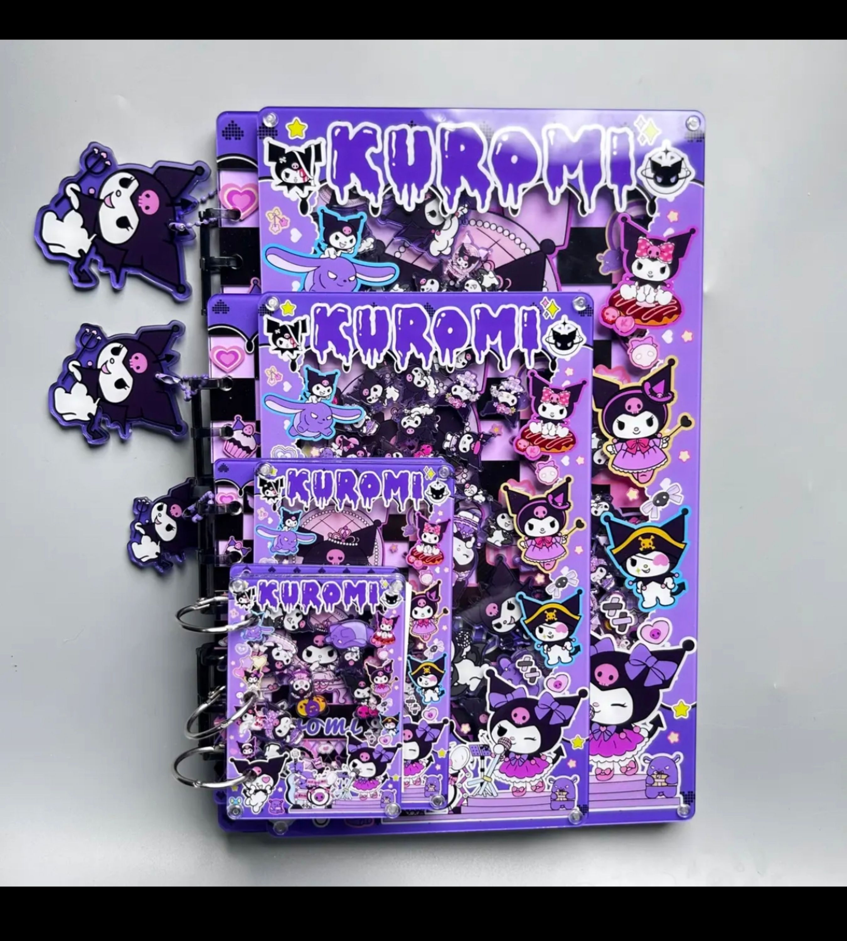 PushTile Dazzling Shaky-Shaky Acyrlic Notebooks