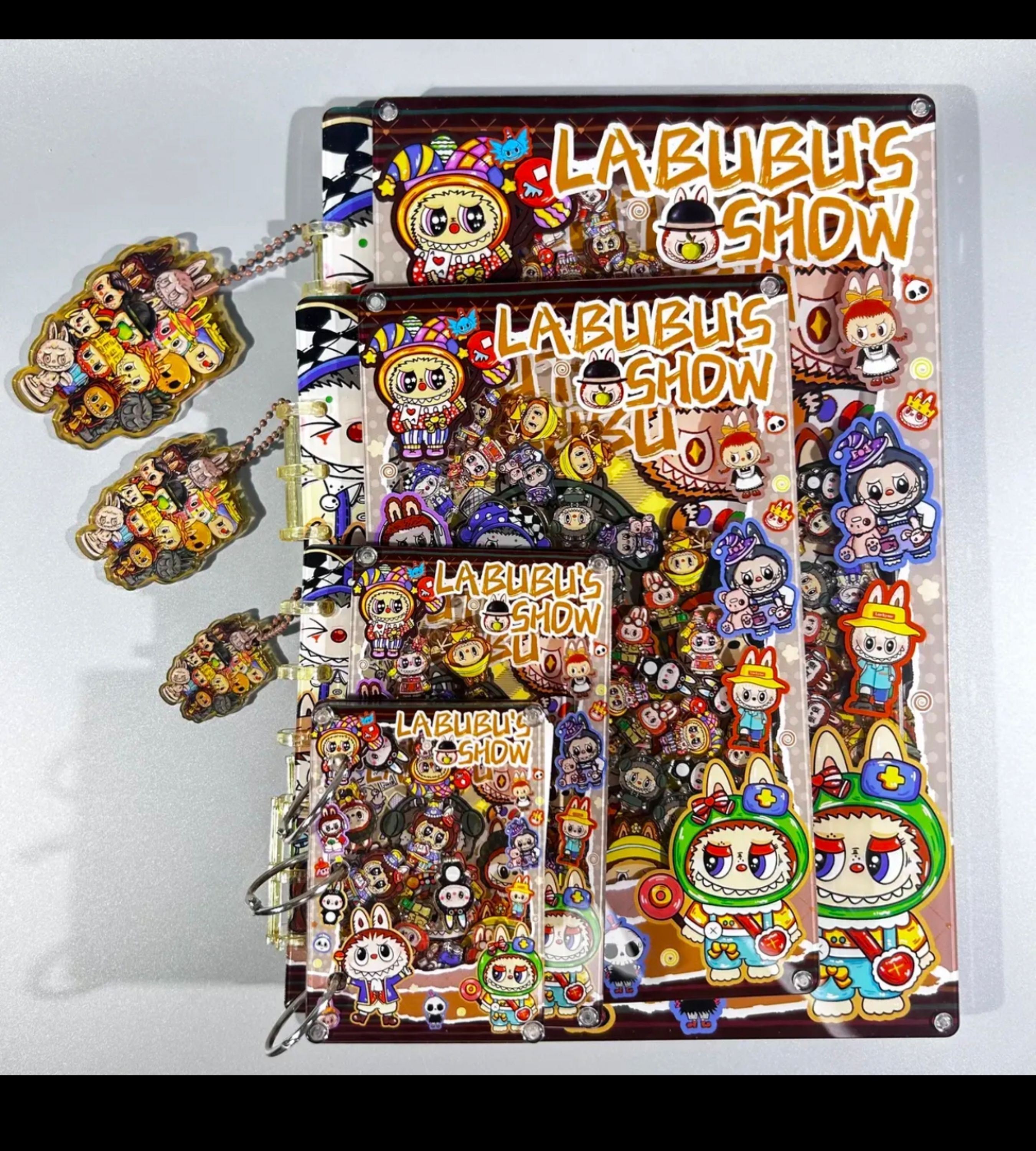 PushTile Dazzling Shaky-Shaky Acyrlic Notebooks