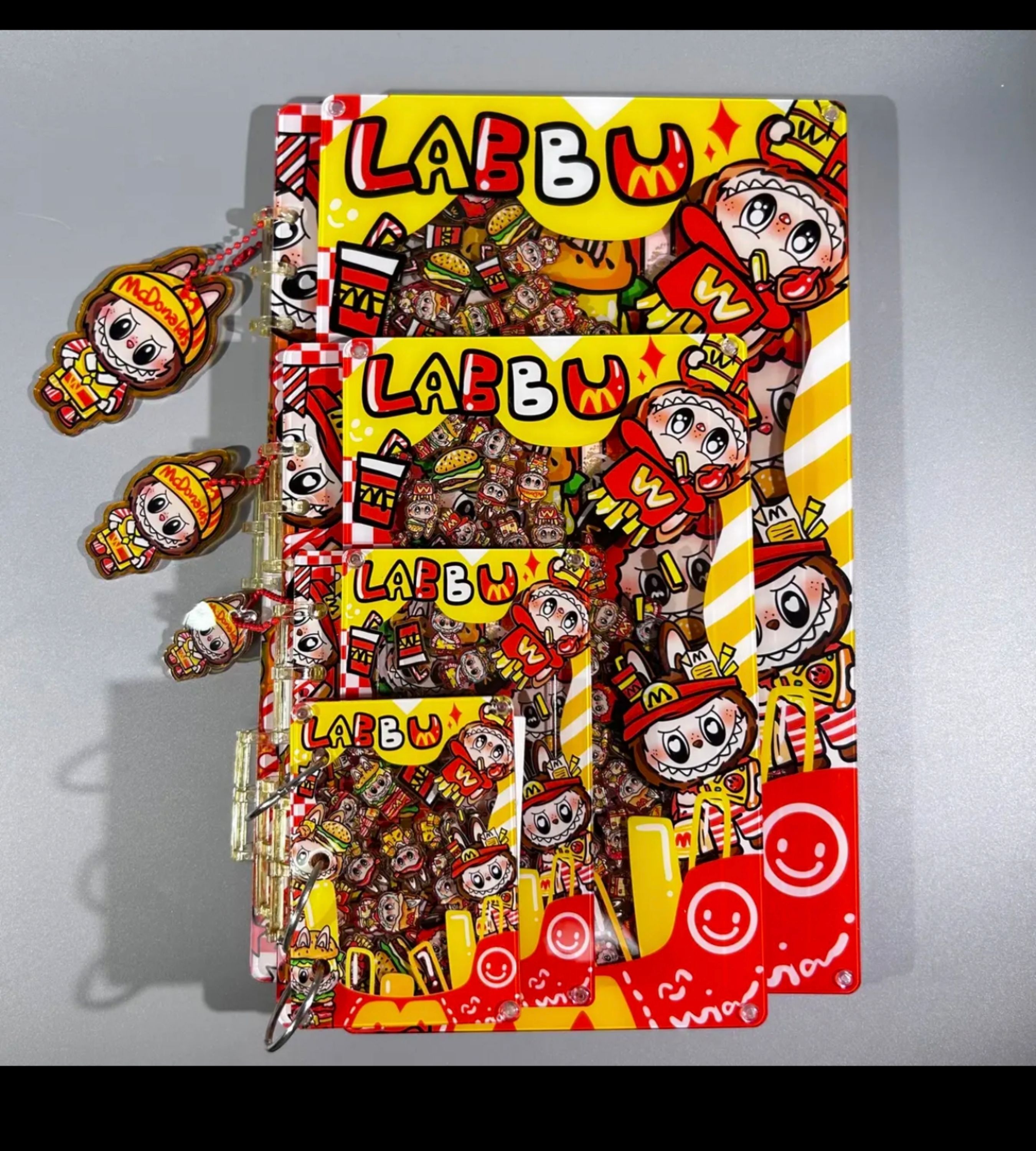 PushTile Dazzling Shaky-Shaky Acyrlic Notebooks