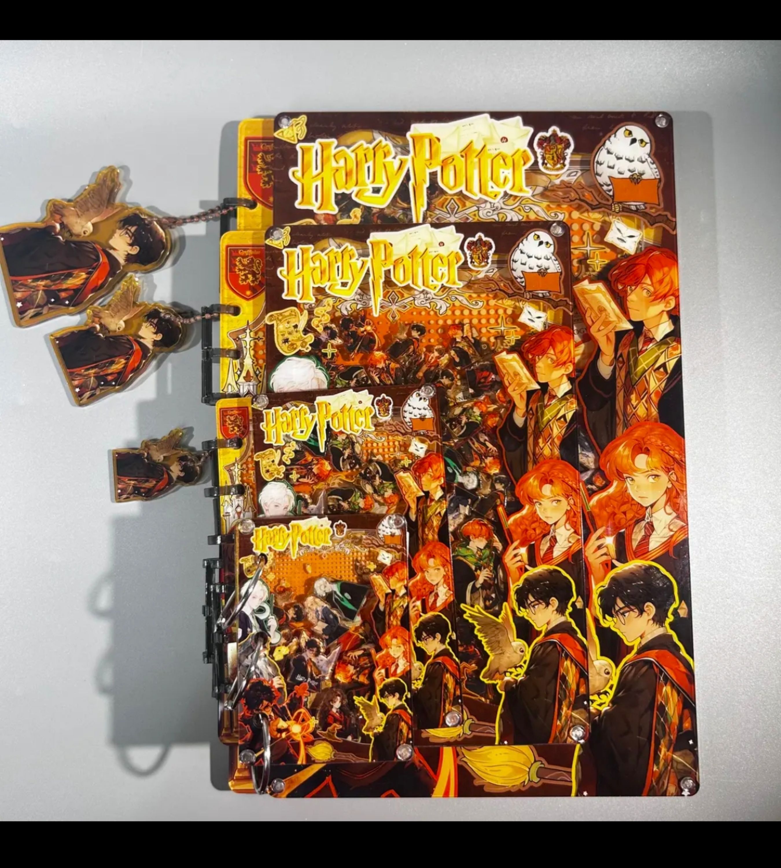 PushTile Dazzling Shaky-Shaky Acyrlic Notebooks