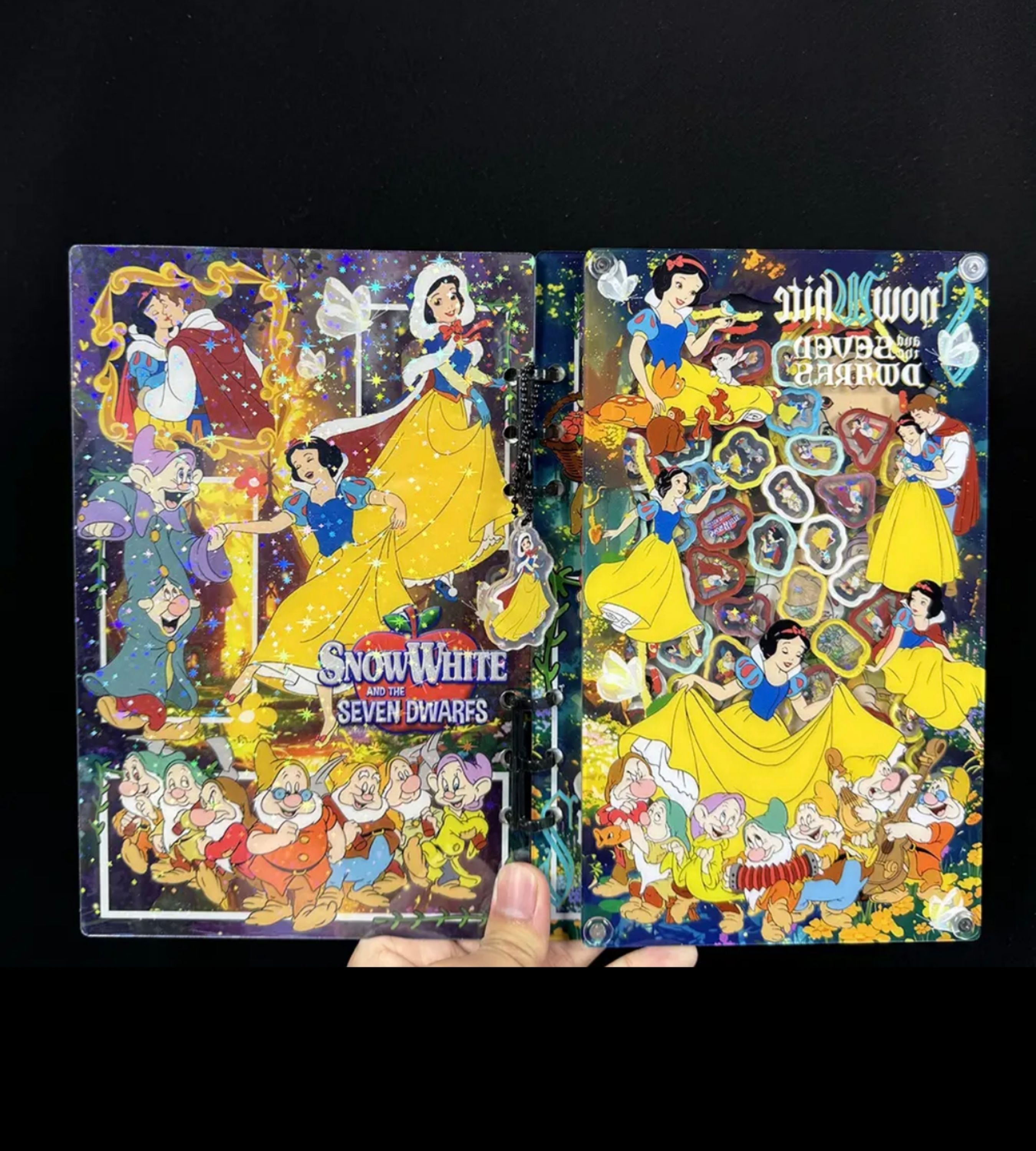 PushTile Dazzling Shaky-Shaky Acyrlic Notebooks