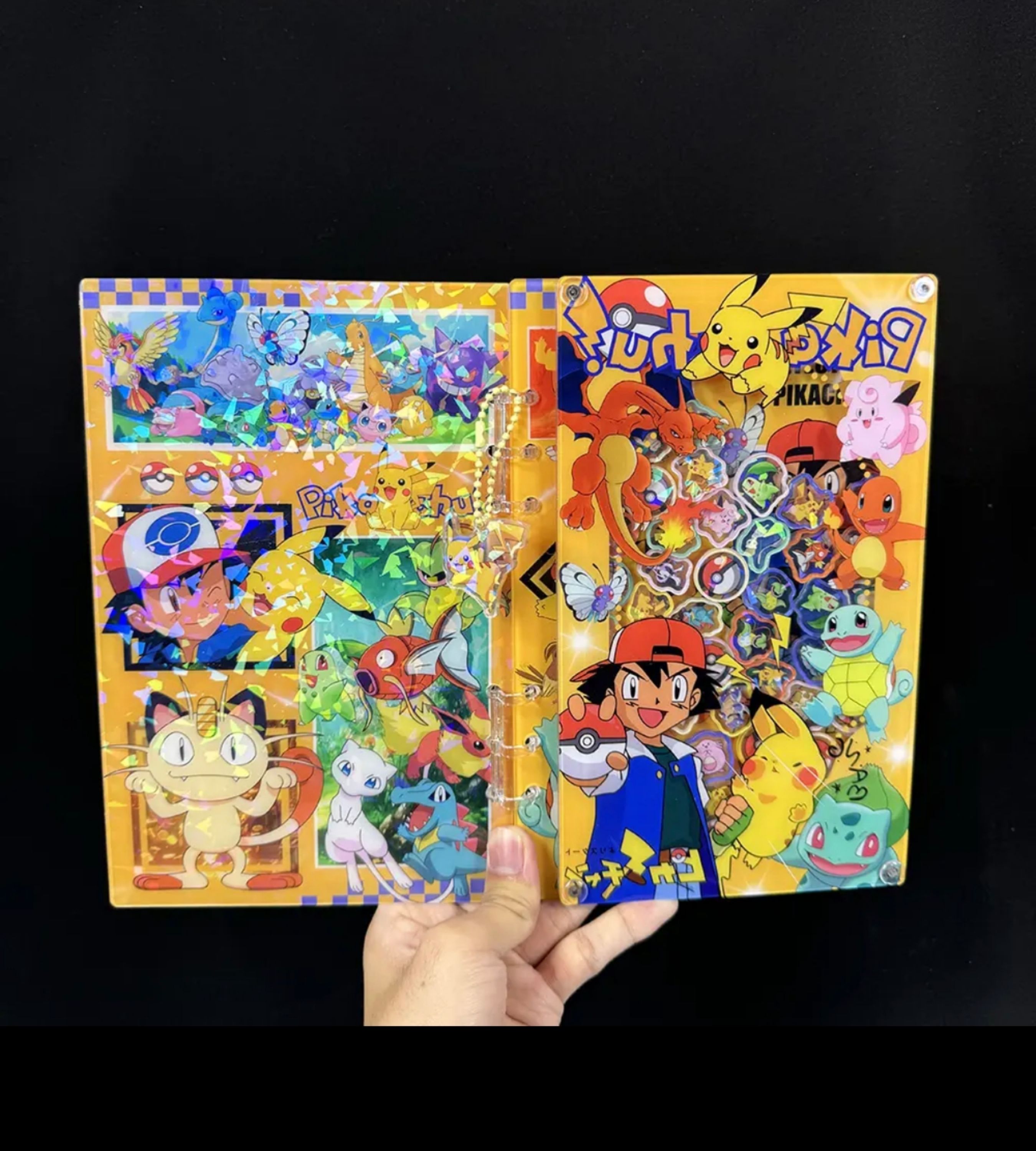 PushTile Dazzling Shaky-Shaky Acyrlic Notebooks