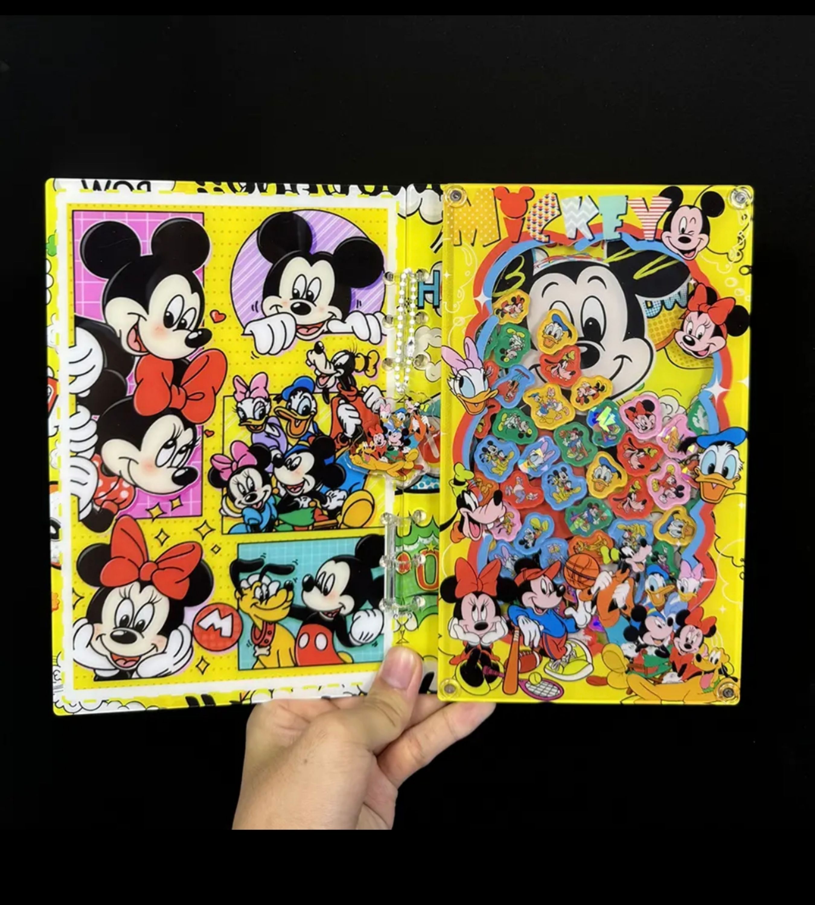 PushTile Dazzling Shaky-Shaky Acyrlic Notebooks