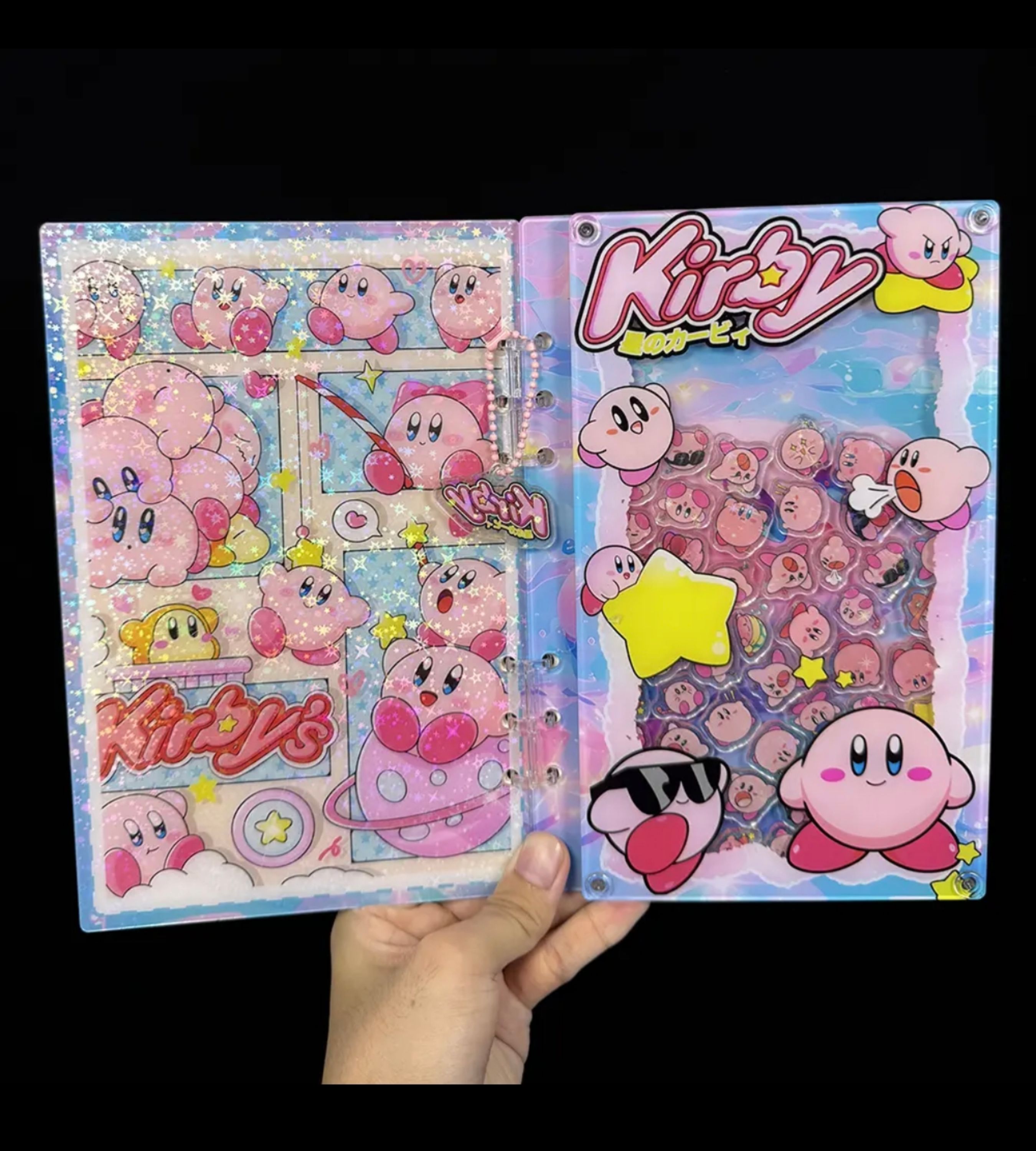 PushTile Dazzling Shaky-Shaky Acyrlic Notebooks