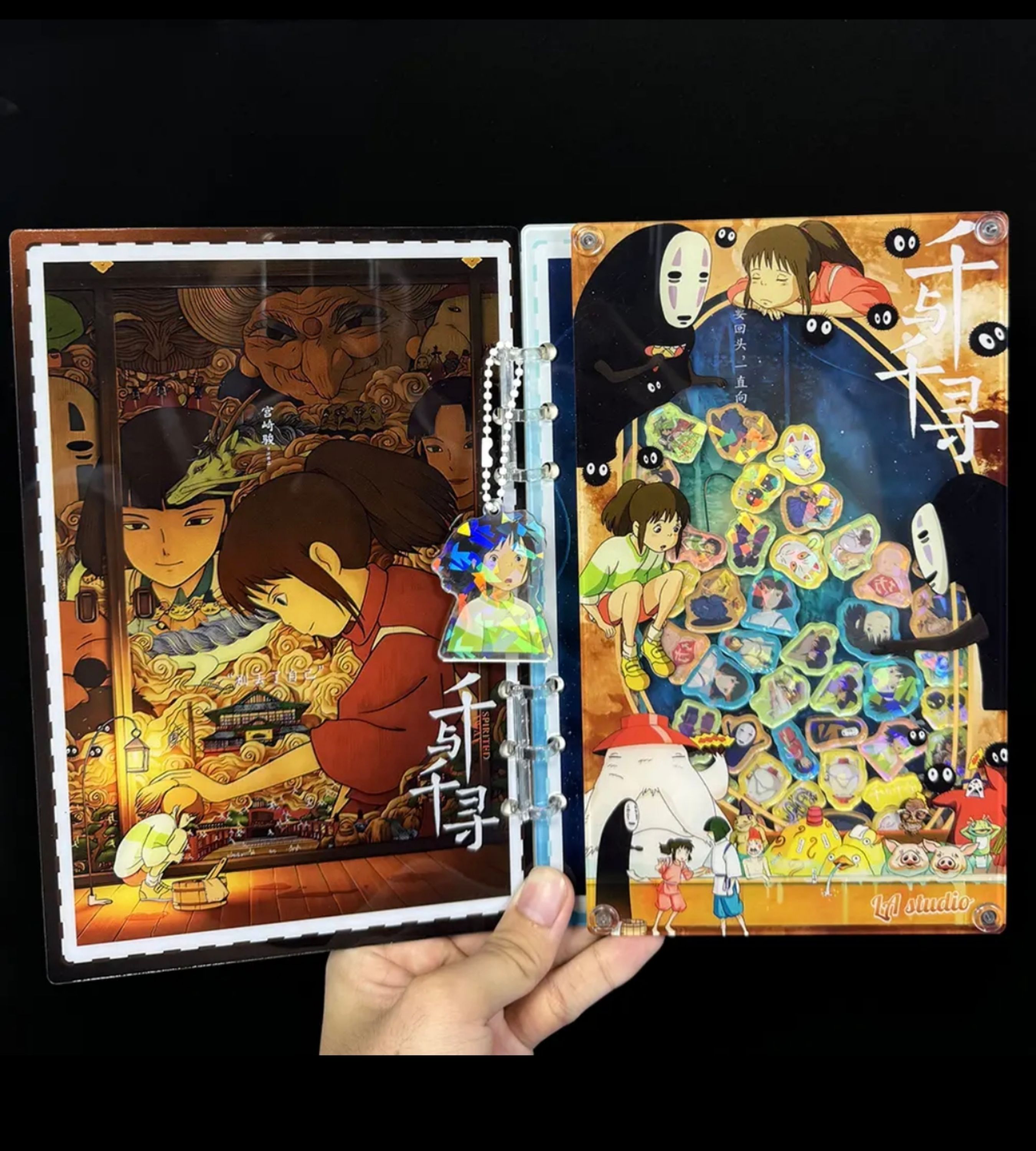 PushTile Dazzling Shaky-Shaky Acyrlic Notebooks