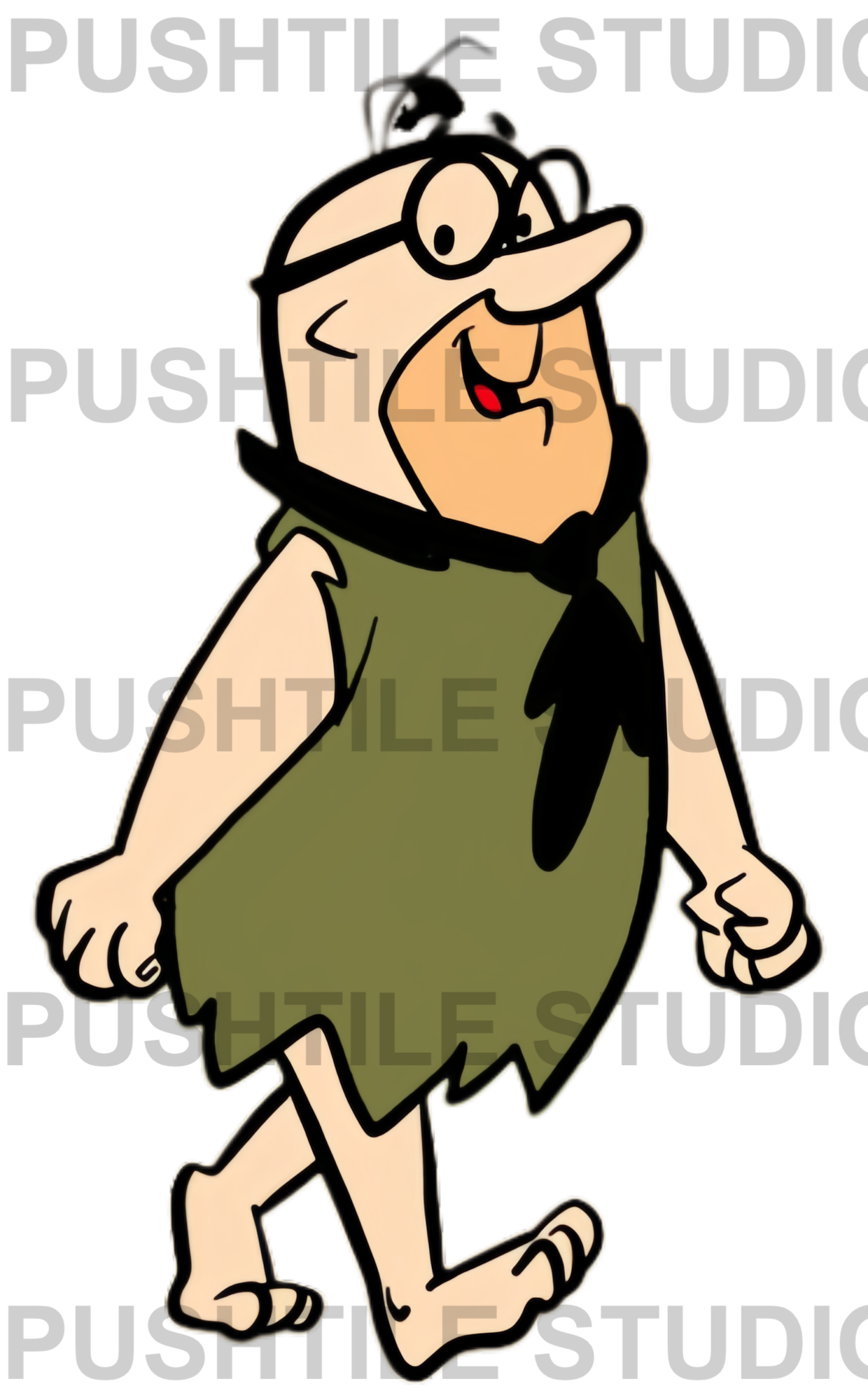 Push Tile Game 2 Player Set（ The Flintstone vs The Jetsons  ）65 Tiles