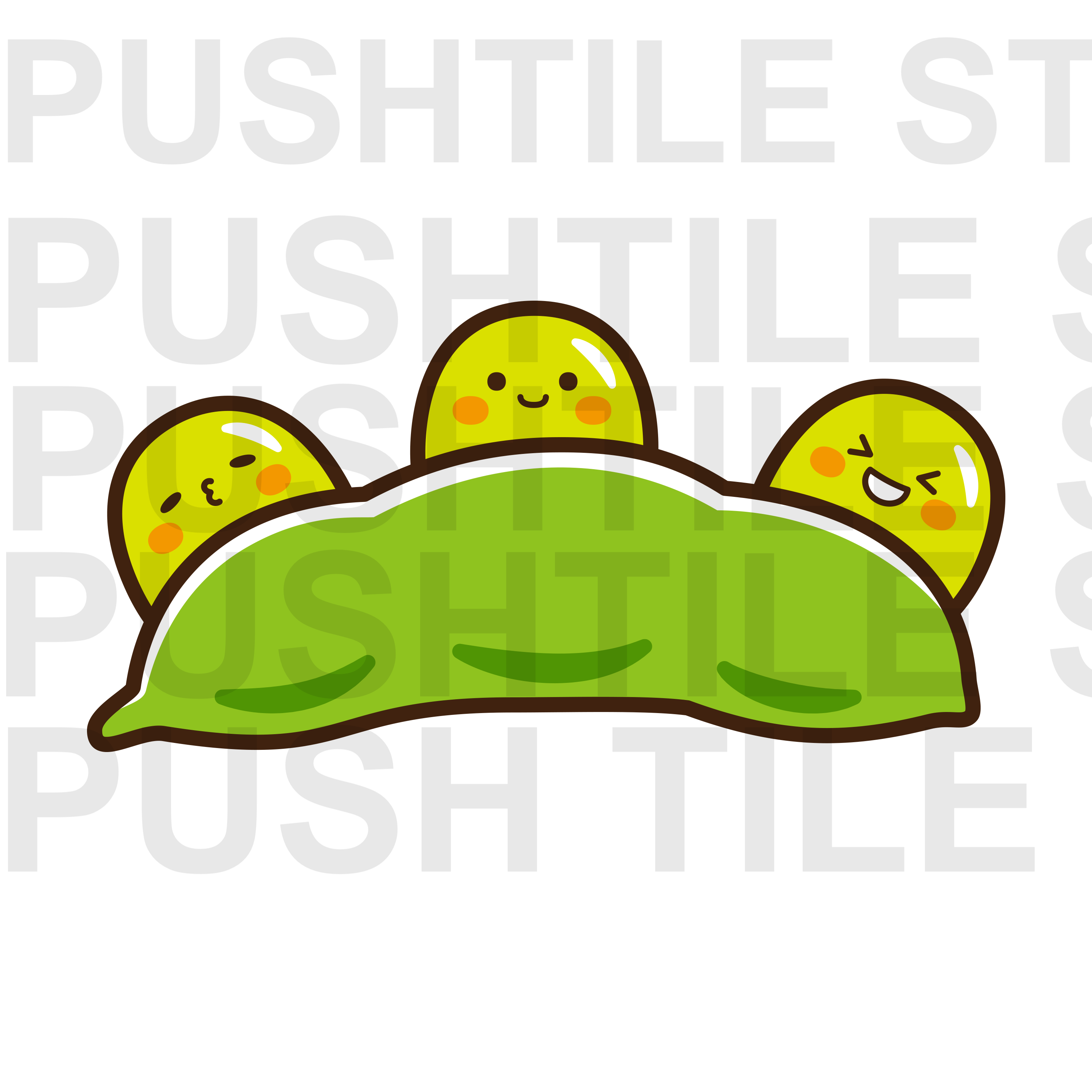 Push Tile Mahjong Tile Game Light Green  65 tiles ( Cute Fruits VS Vegetables ) tiktok new viral trending rummy dominos