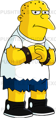 Push Tile Game 2 Player Set（ Simpsons Family VS Antagonists ）65 Tiles