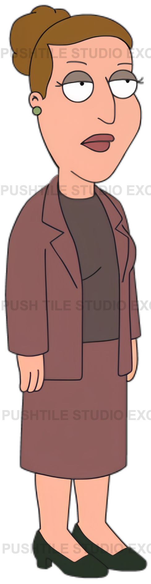 Push Tile Game 2 Player Set（ Family guy - Family Member VS Antagonists ）65 Tiles