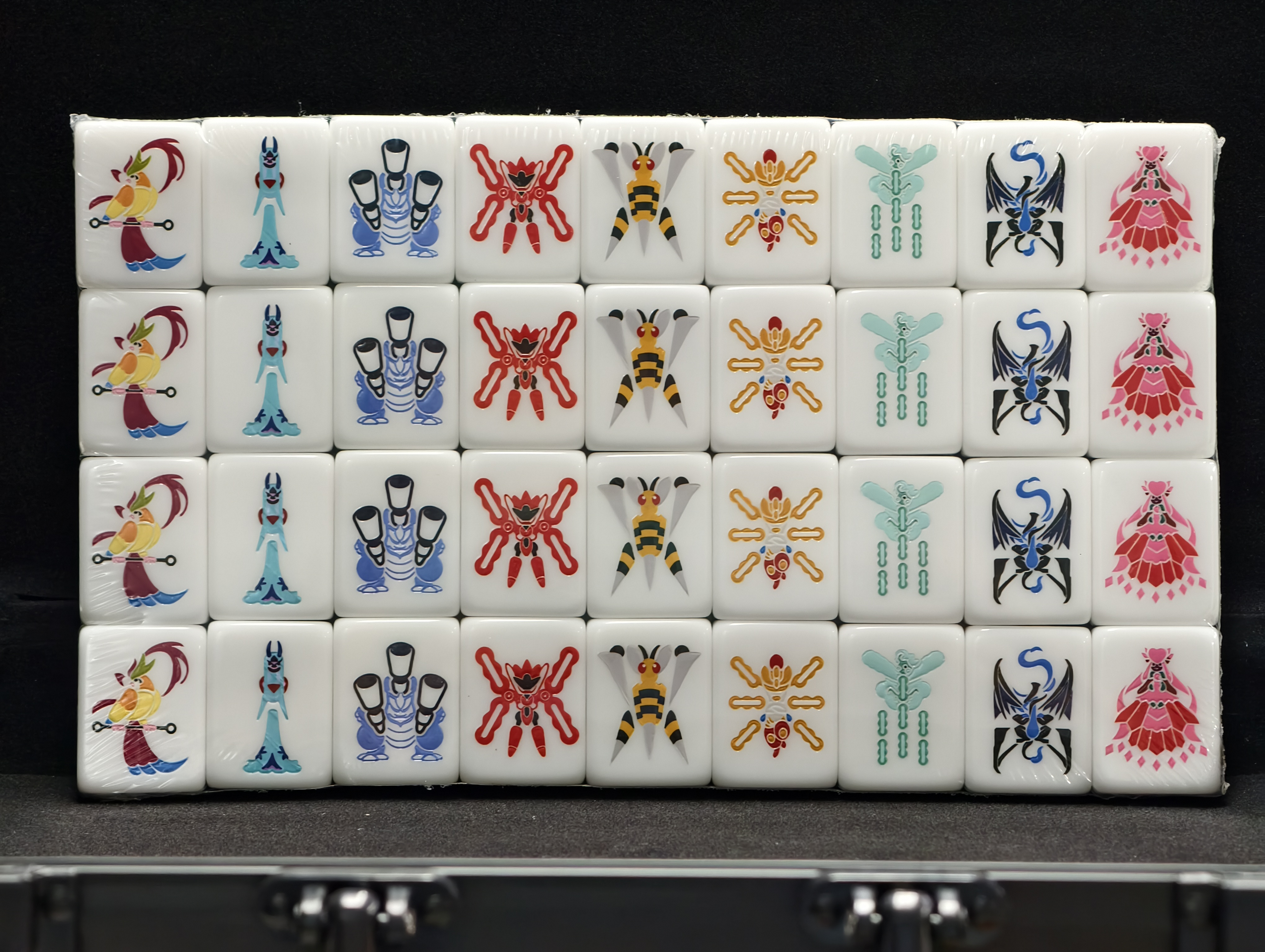 Monsters Mahjong Tile Set 2.0 - Mega Evolution Edtion( 144 pcs ) 