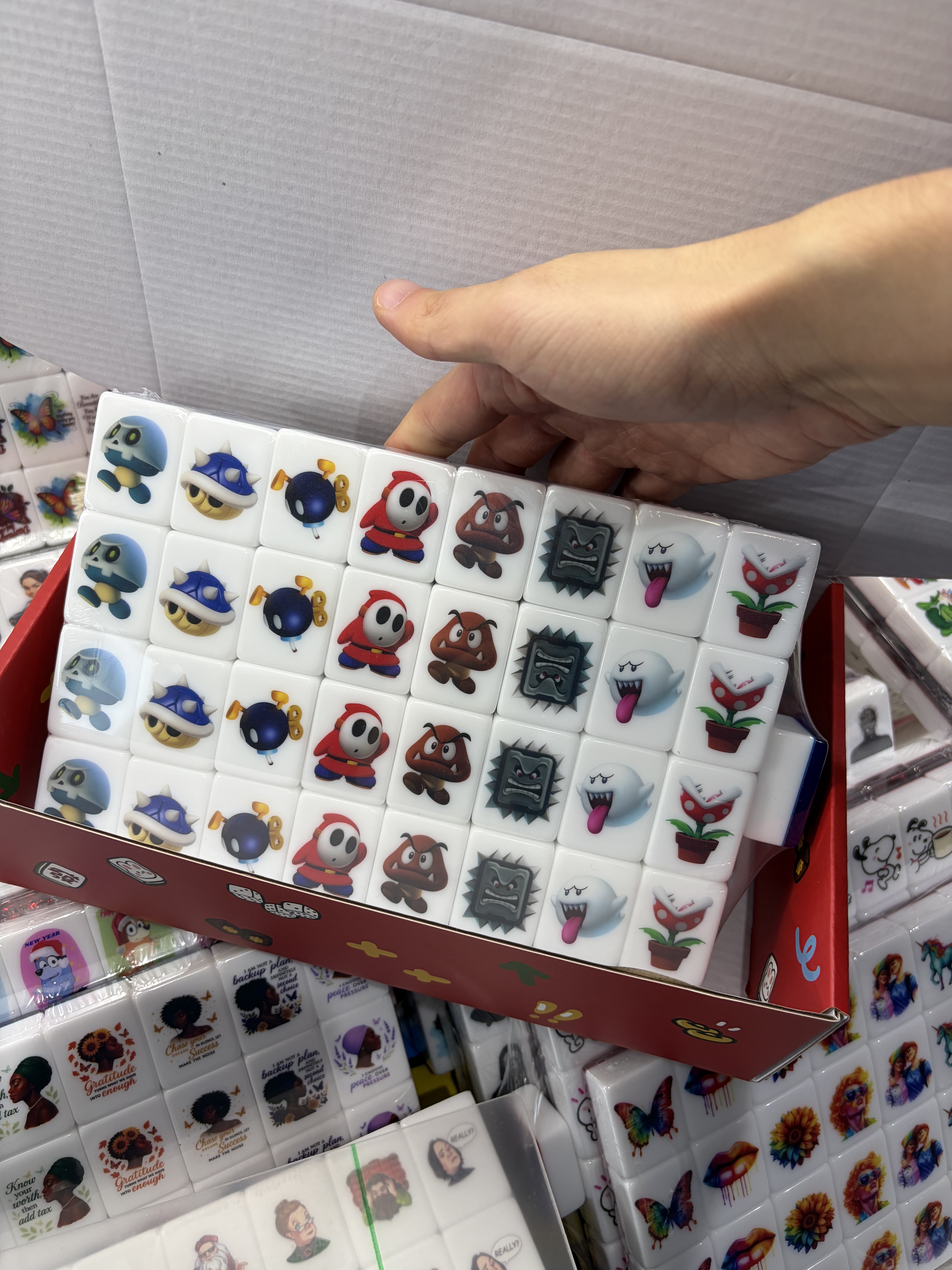 Push Tile Game Deluxe 2 Player Set（ Mario Party Deluxe ）91 Tiles