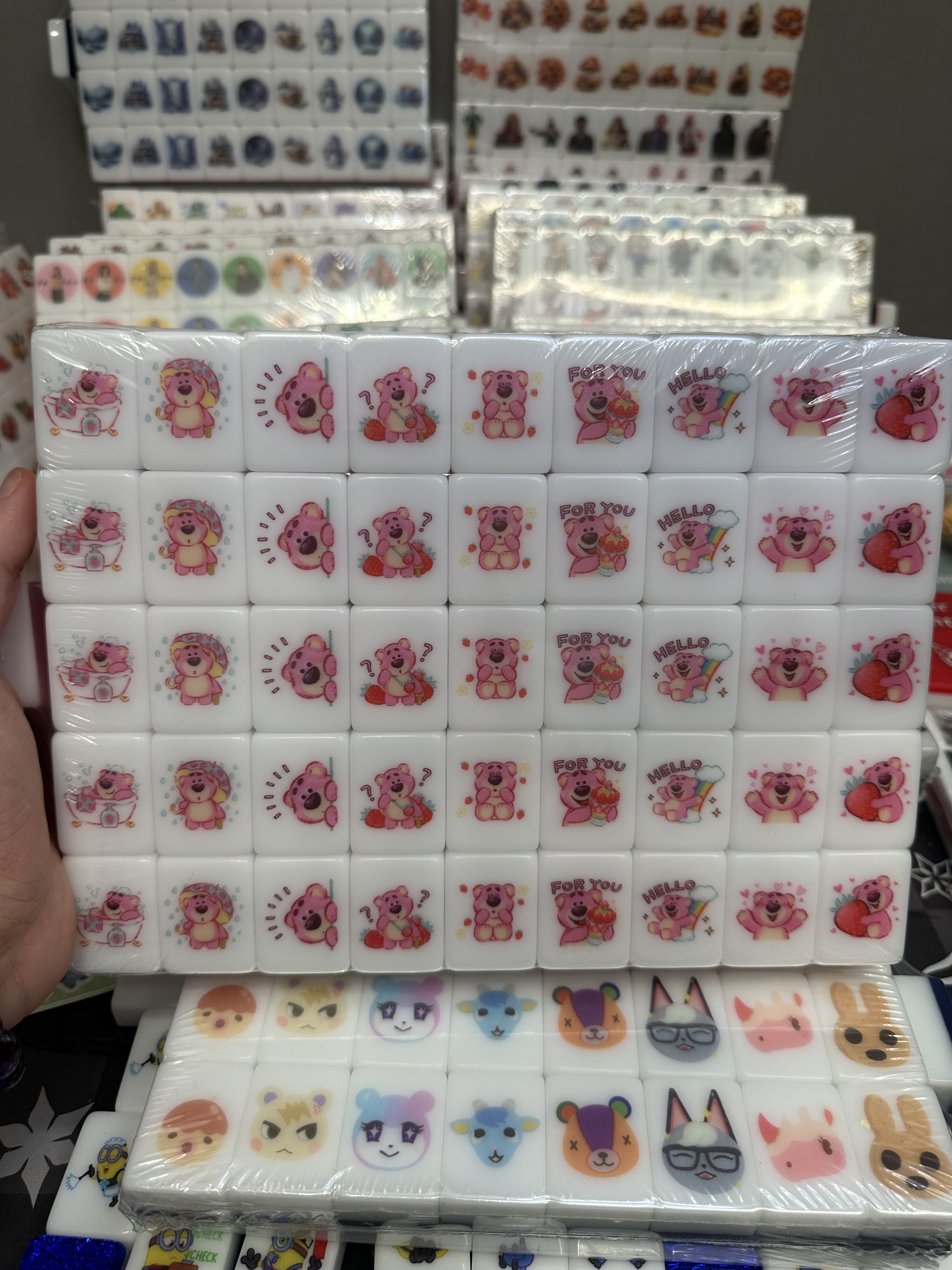 Push Tile Game Deluxe 2 Player Set（ Lotso Bear Summer Dessert ）91 Tiles