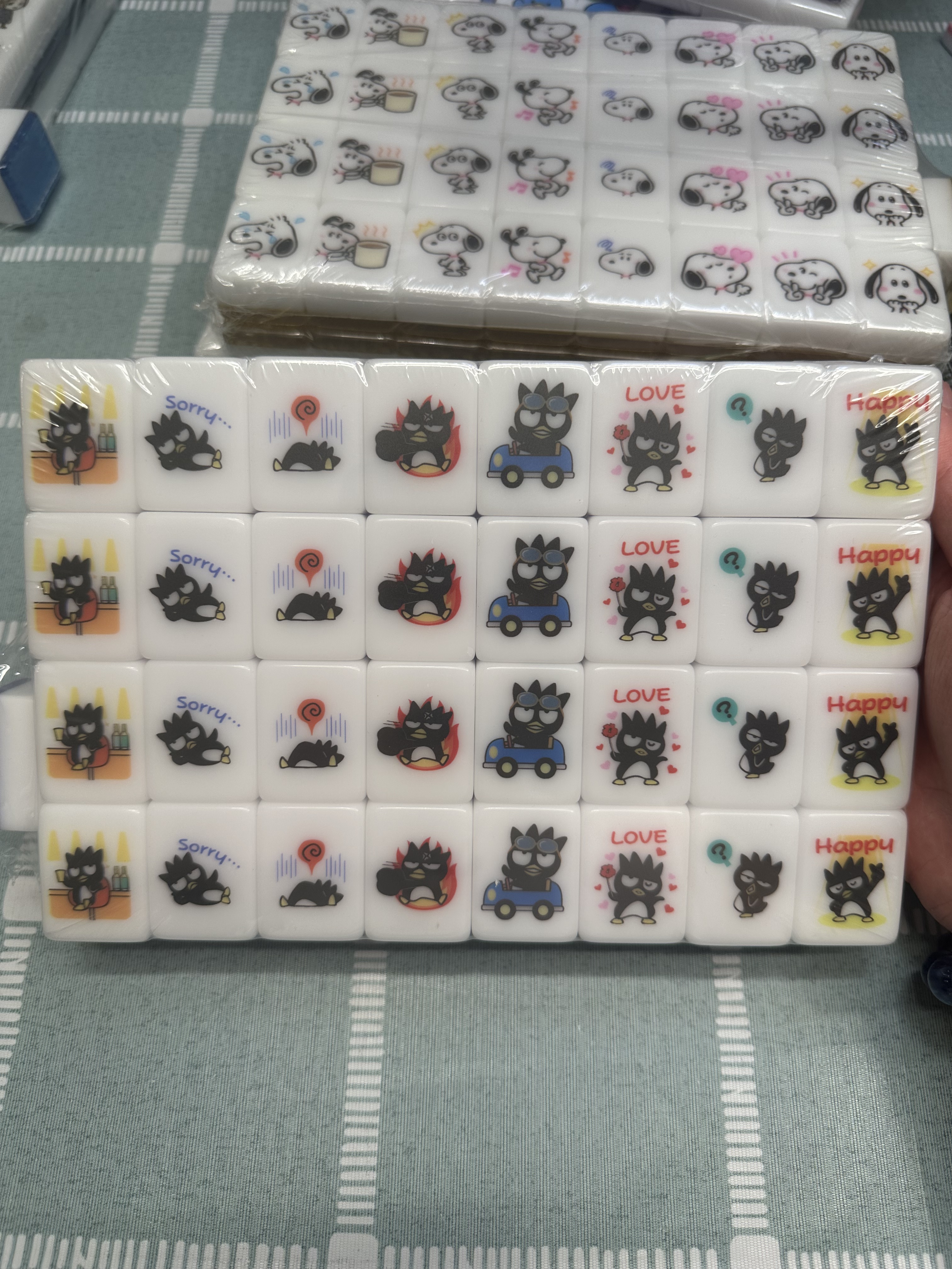  PushTile Mahjong Tile Game Light Purple 32 tiles ( Sanrio Battle Collection - Make your own combo! ) tiktok new viral trending rummy dominos