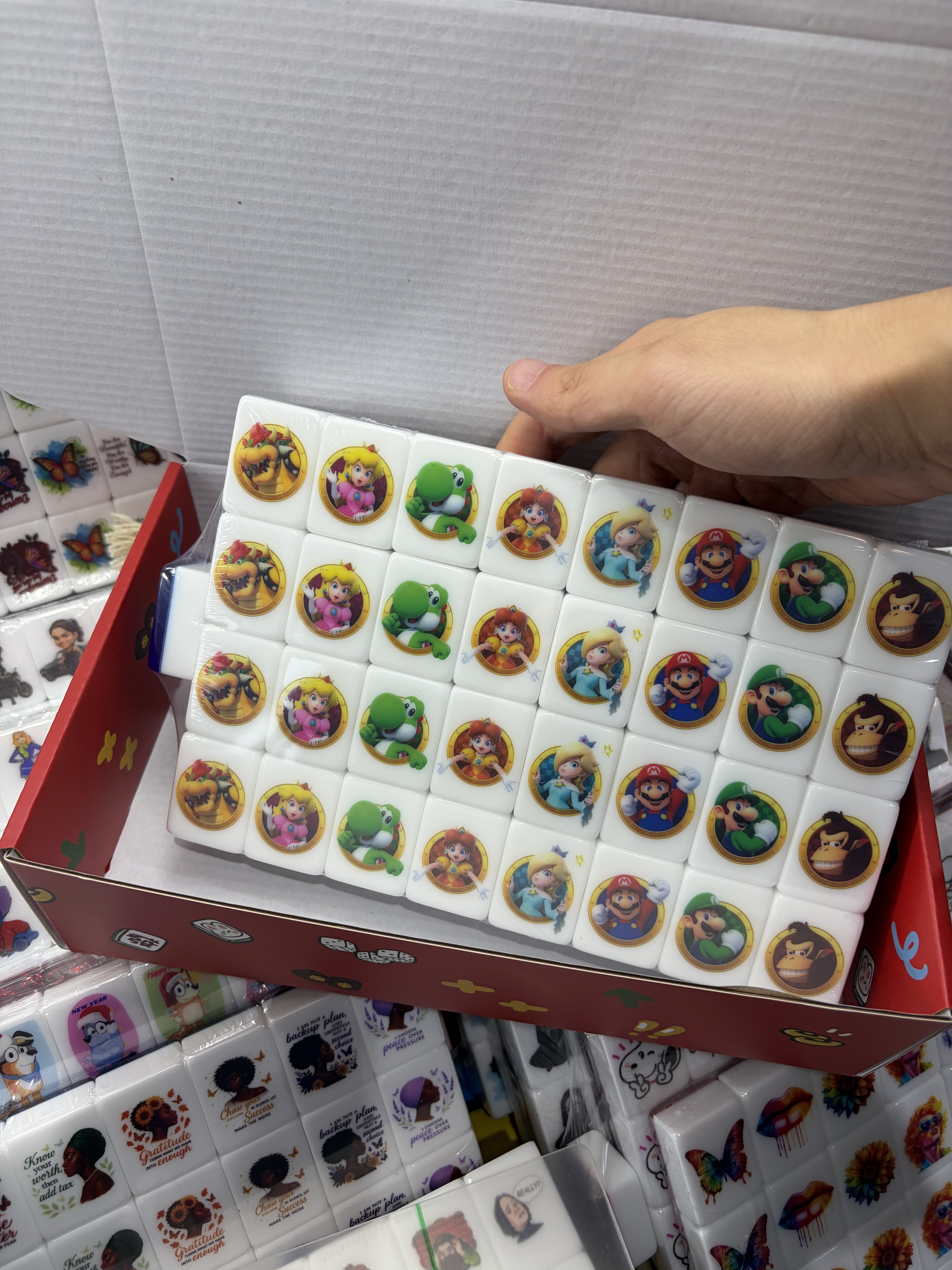 Push Tile Game Deluxe 2 Player Set（ Mario Party Deluxe ）91 Tiles