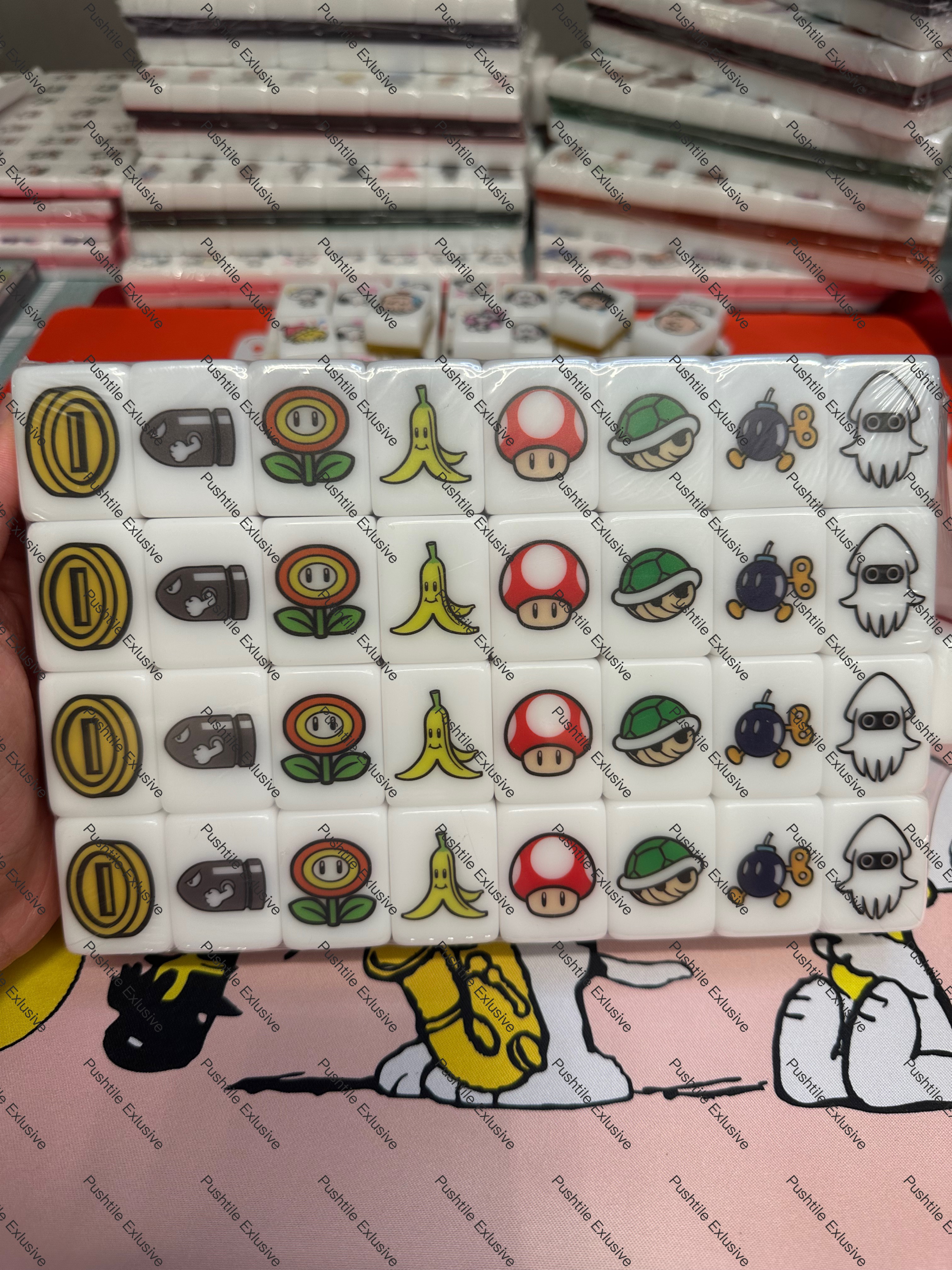 Push Tile Game 2 Player Set ( Mario Kart) 65 Tiles