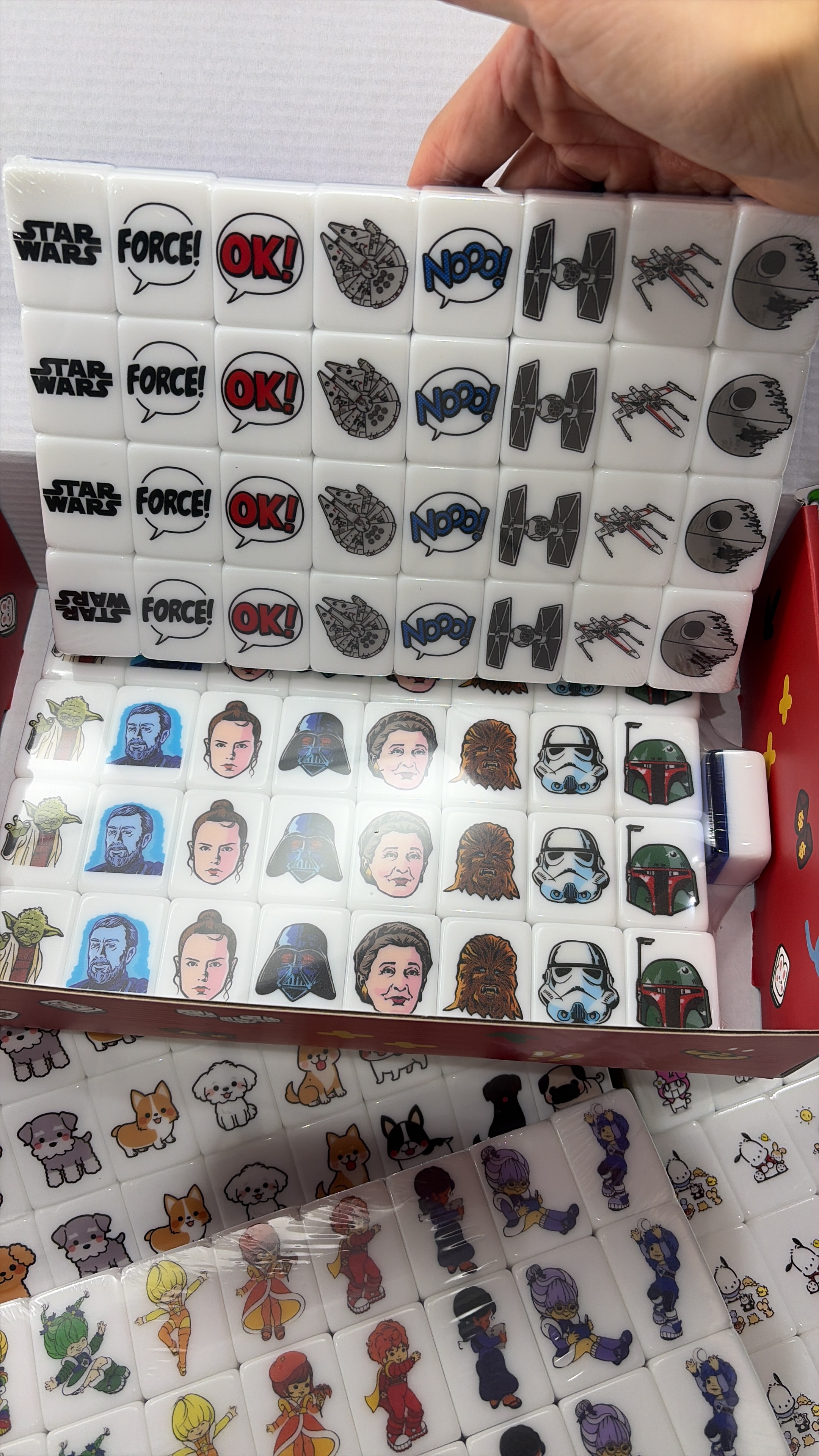 Push Tile Game 2 Player Set（ Star Wars ）65 Tiles