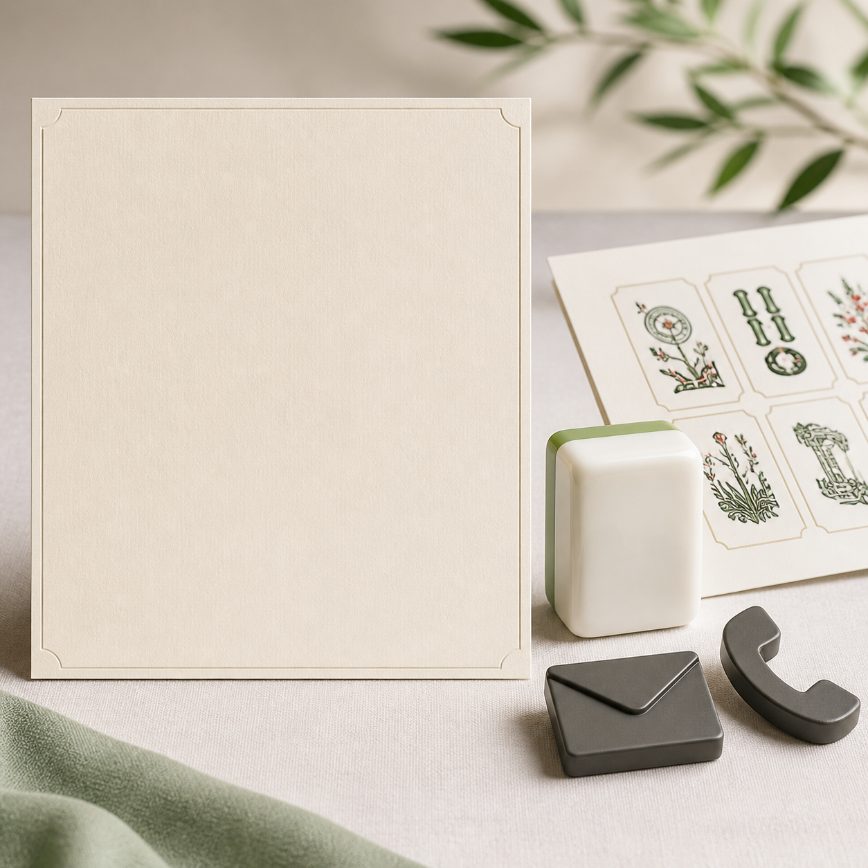 Custom 38mm acyrlic Mahjong Tile Order - Personalized SVG Design