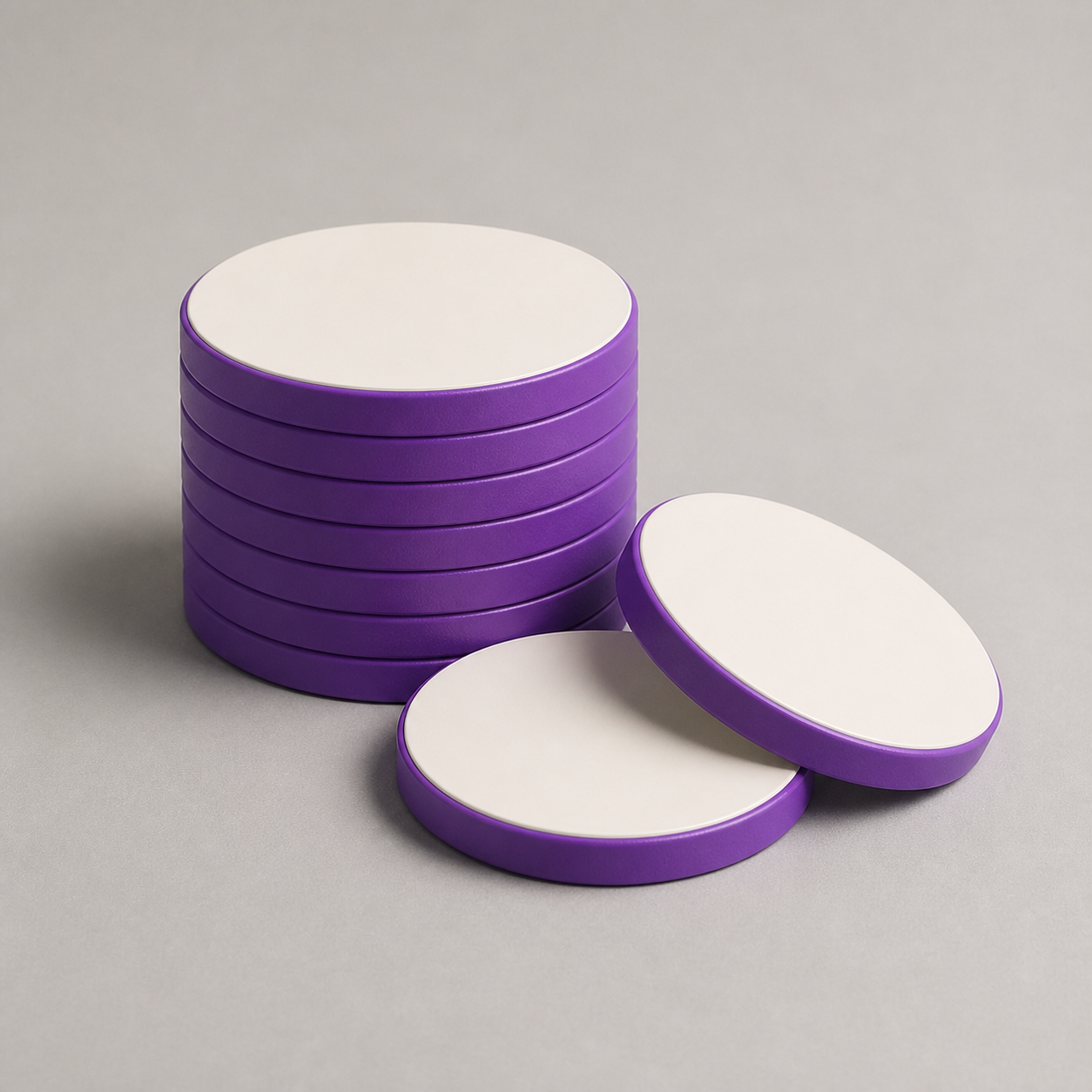 Custom 40mm Ceramic Poker Chip - Personalized Denomination & Color