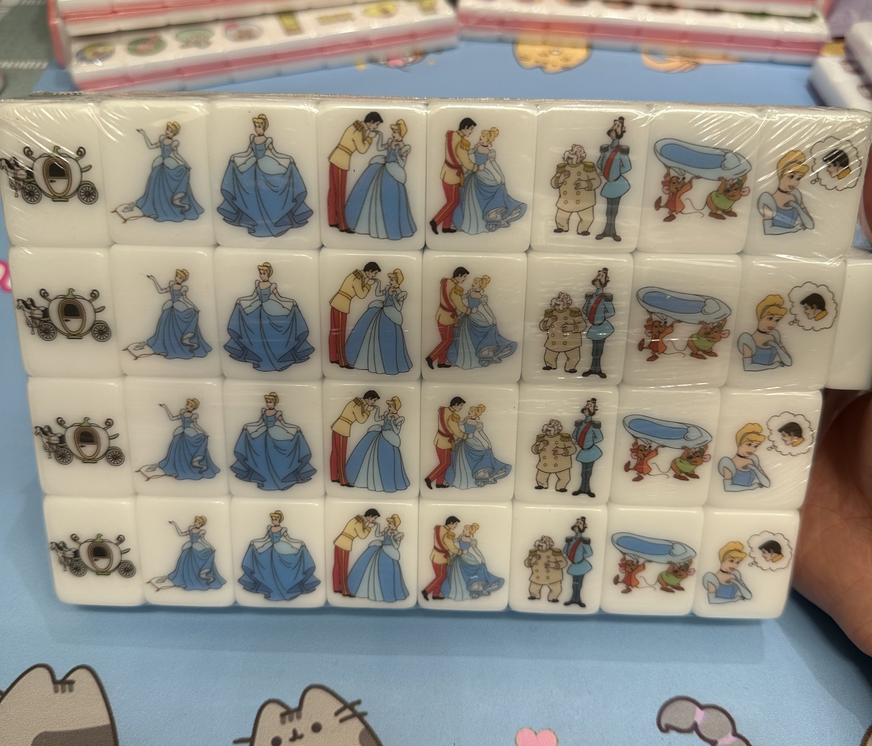  Pre-Release Push Tile Game 2 Player Set（ Cinderella ) 65 Tiles