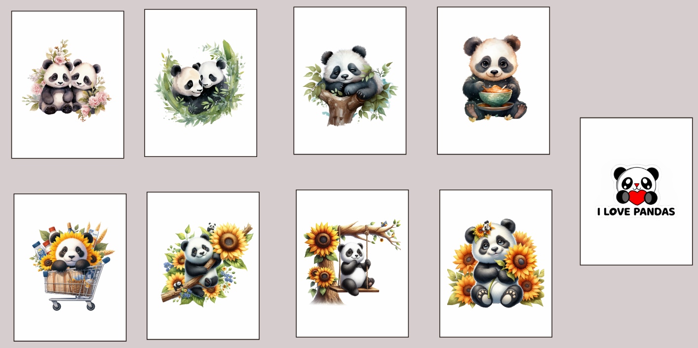 Push Tile Game Deluxe 2 Player Set（ New Panda Deluxe Set ）91 Tiles