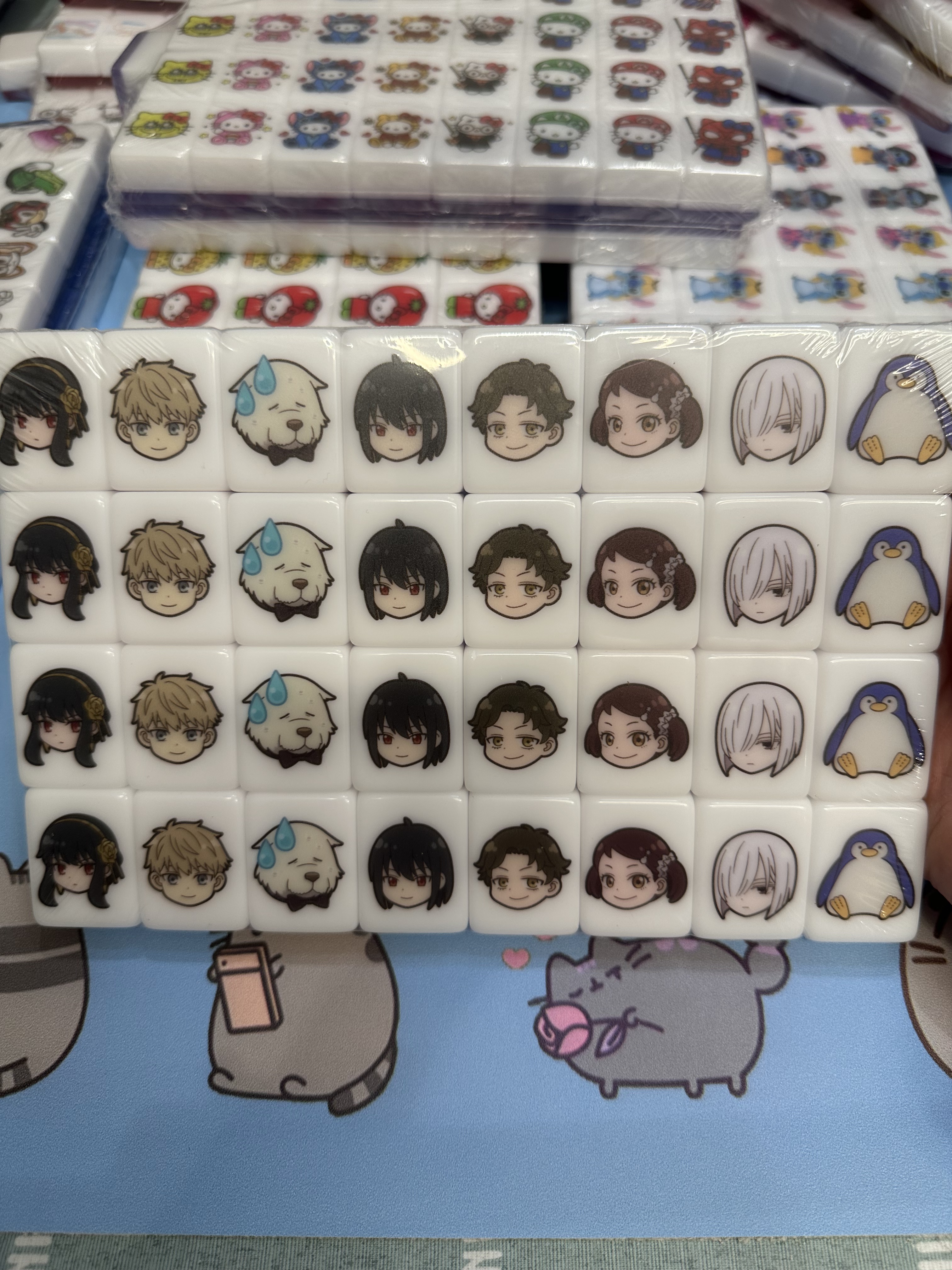 Push Tile Game 2 Player Set（Spy x Family ）65 Tiles