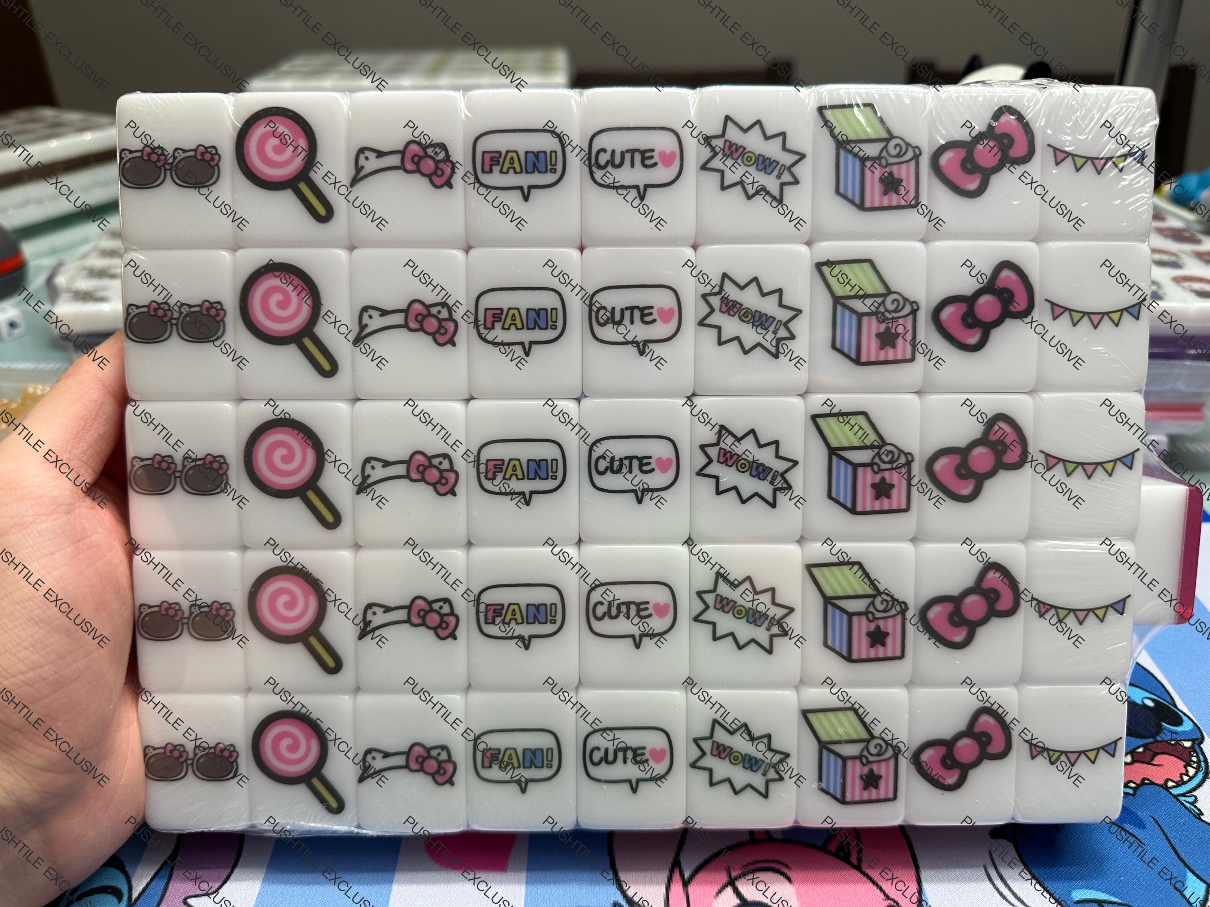 Push Tile Game Deluxe 2 Player Set（ Sanrio Doll Collection ）91 Tiles