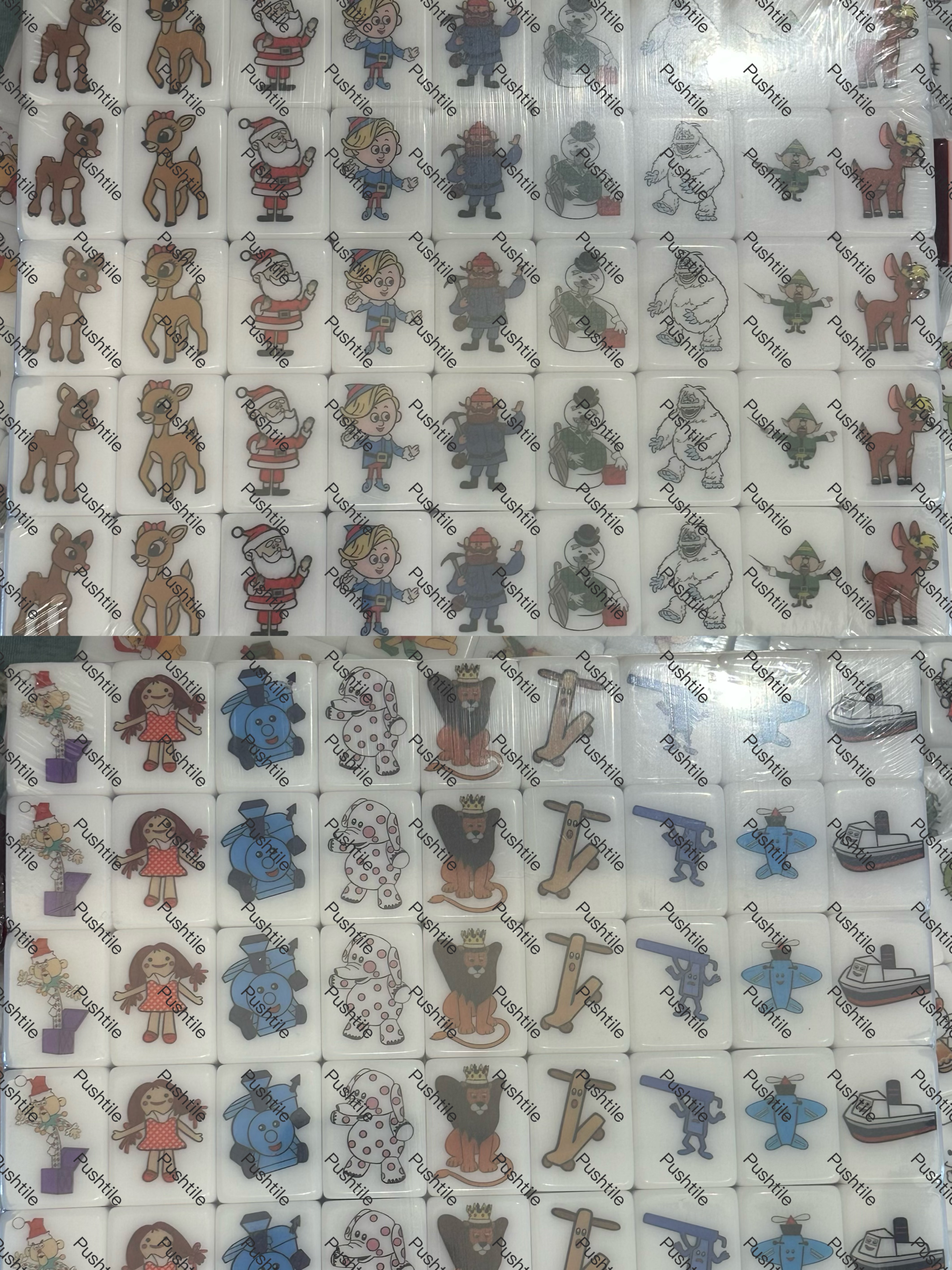 Christmas Two Player Game - Deluxe Tile Sets 