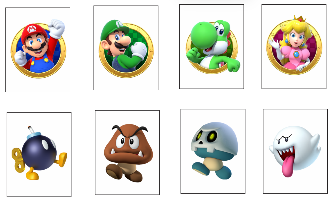 Push Tile Game Deluxe 2 Player Set（ Mario Party Deluxe ）91 Tiles