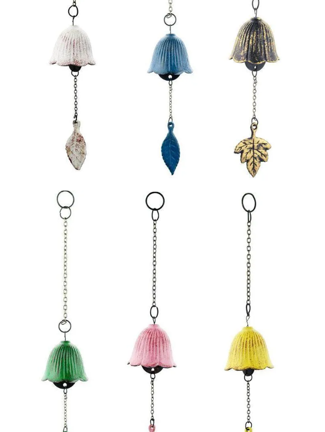 Mount Fuji vintage Japanese cast iron handmade wind chime hanging ornament（Limited Time Offer）