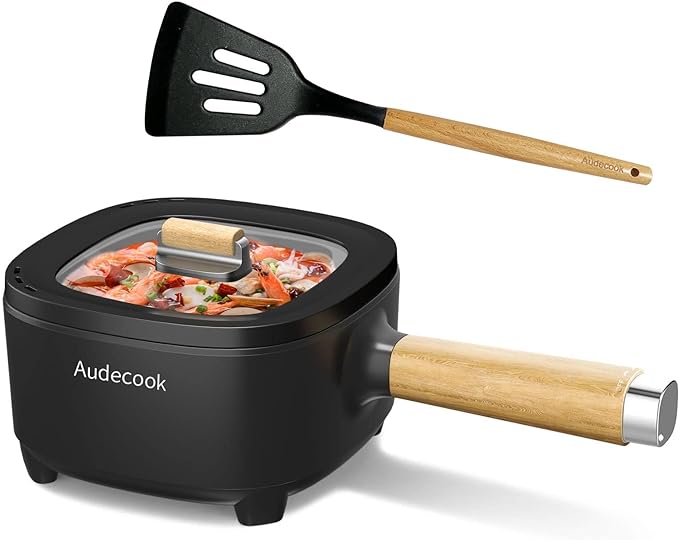 🎁LAST DAY PROMOTION 50%OFF - 2L Electric Hot Pot with 8-Inch Non-Stick Pan