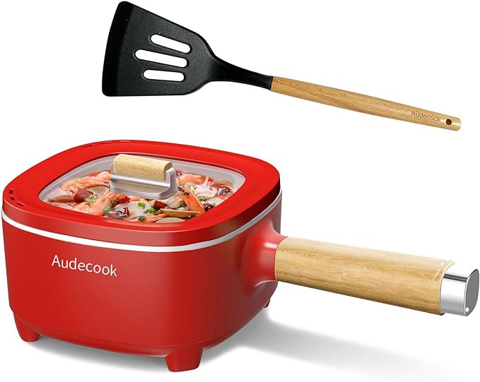🎁LAST DAY PROMOTION 50%OFF - 2L Electric Hot Pot with 8-Inch Non-Stick Pan