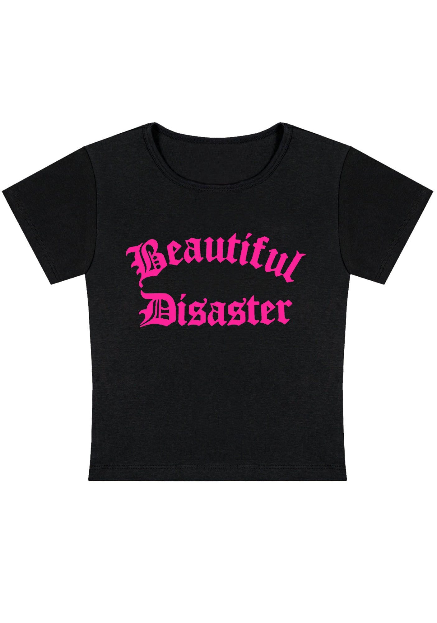 Beautiful Disaster Y2K Baby Tee – marintte