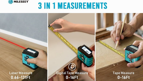 how to use mileseey laser distance meter