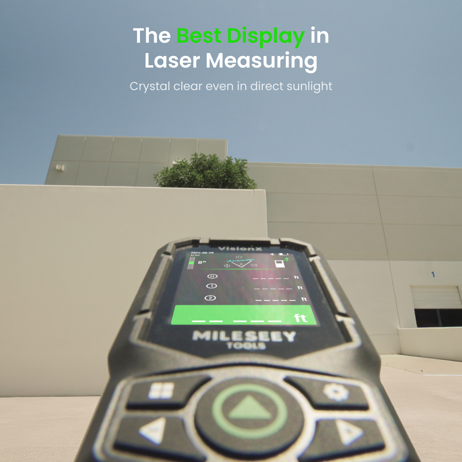 MILESEEY S50C Green Laser Measure with Camera