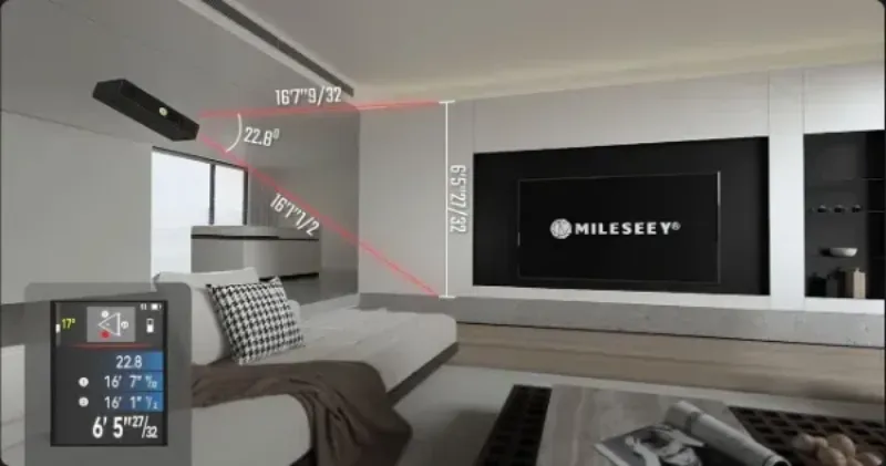 laser measure height