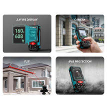 Mileseey S7 Outdoor Laser Measuring Tool with Camera Viewfinder and Bluetooth