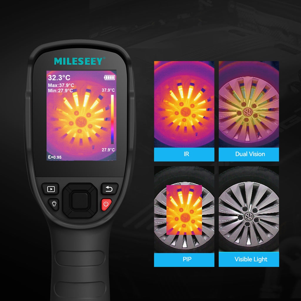 Mileseey TR256B Infrared Thermal Imager with Visible Light Camera