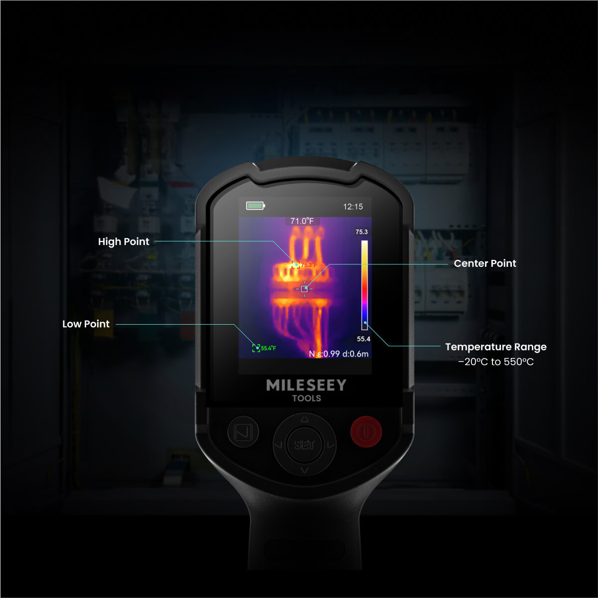 TR20 Pro Dual Camera Thermal Imaging Camera with Video Recording